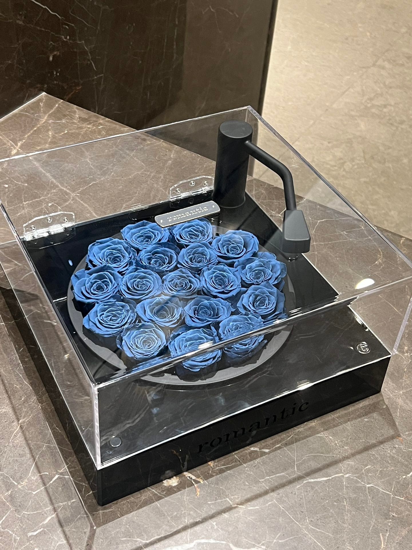 Valentine's Gift Set: Bluetooth Speaker & Eternal Rose in Elegant Heart Case