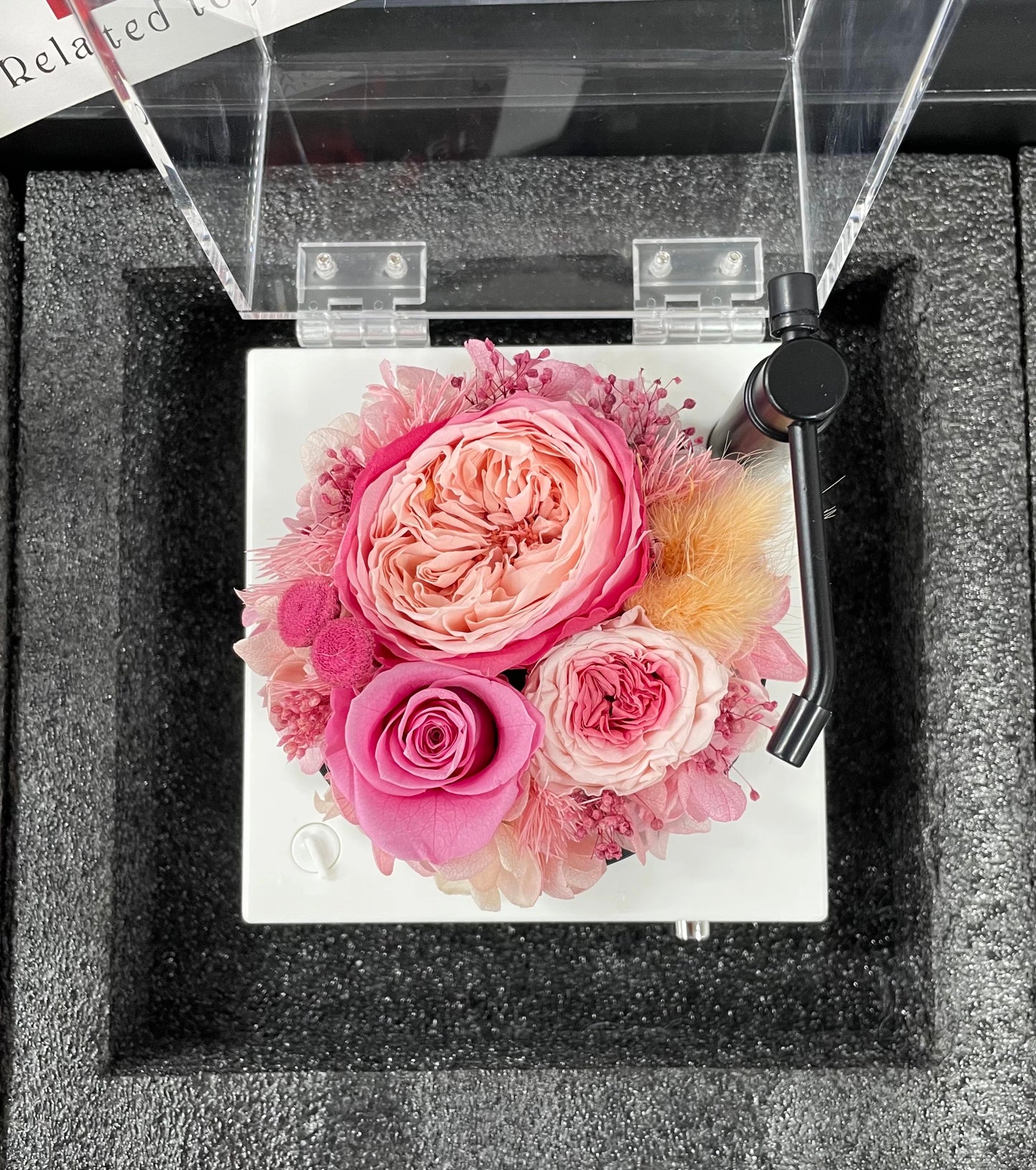 Premium Bluetooth Speaker with Handmade Eternal Rose Heart - Mother's Day Gift