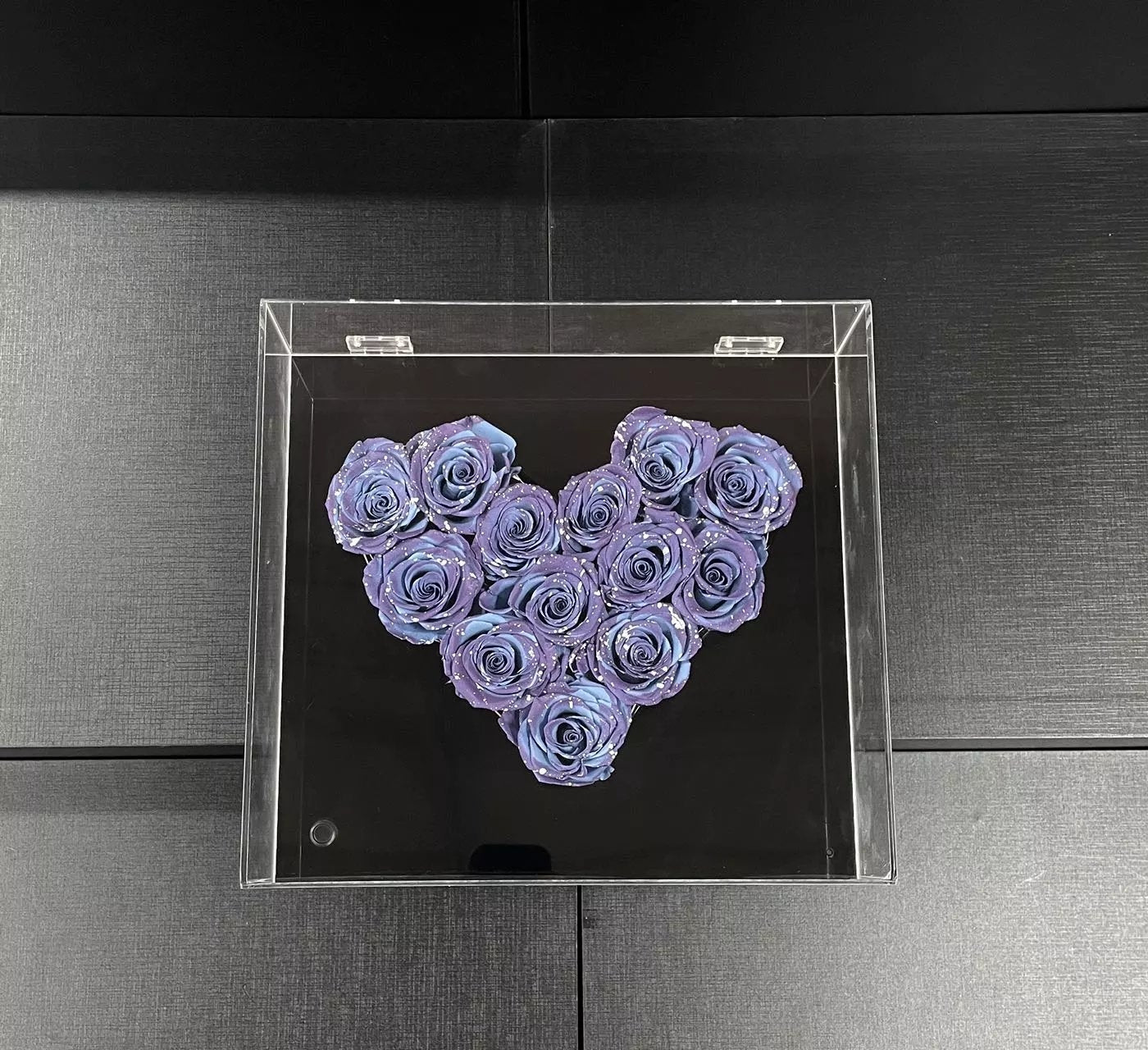 Romantic Gift for Women: Preserved Rose and Bluetooth Music Box with LED Lights