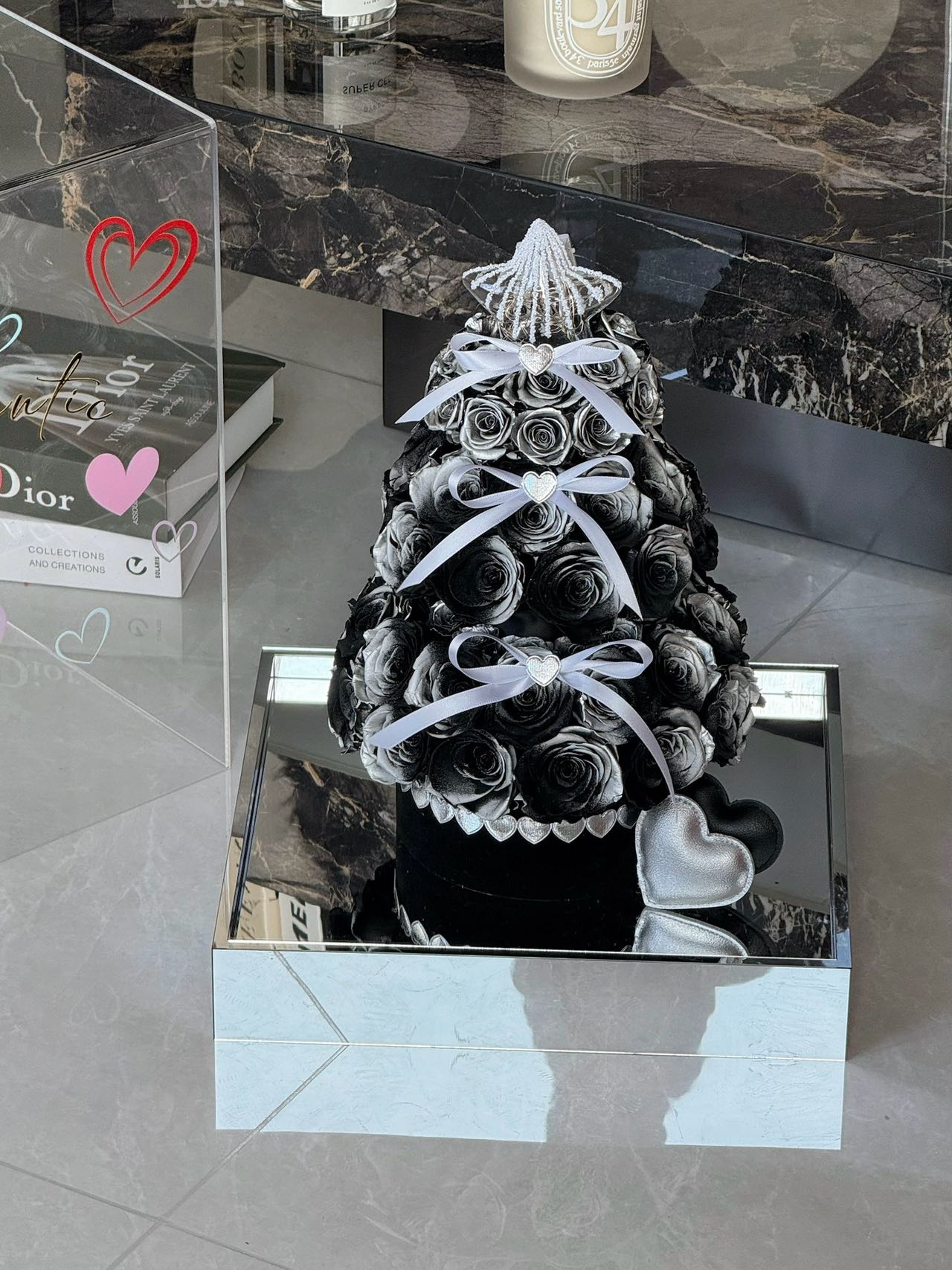Eternal Love Rose Tower - Luxury Valentine's Day Gift for Wife & Girlfriend