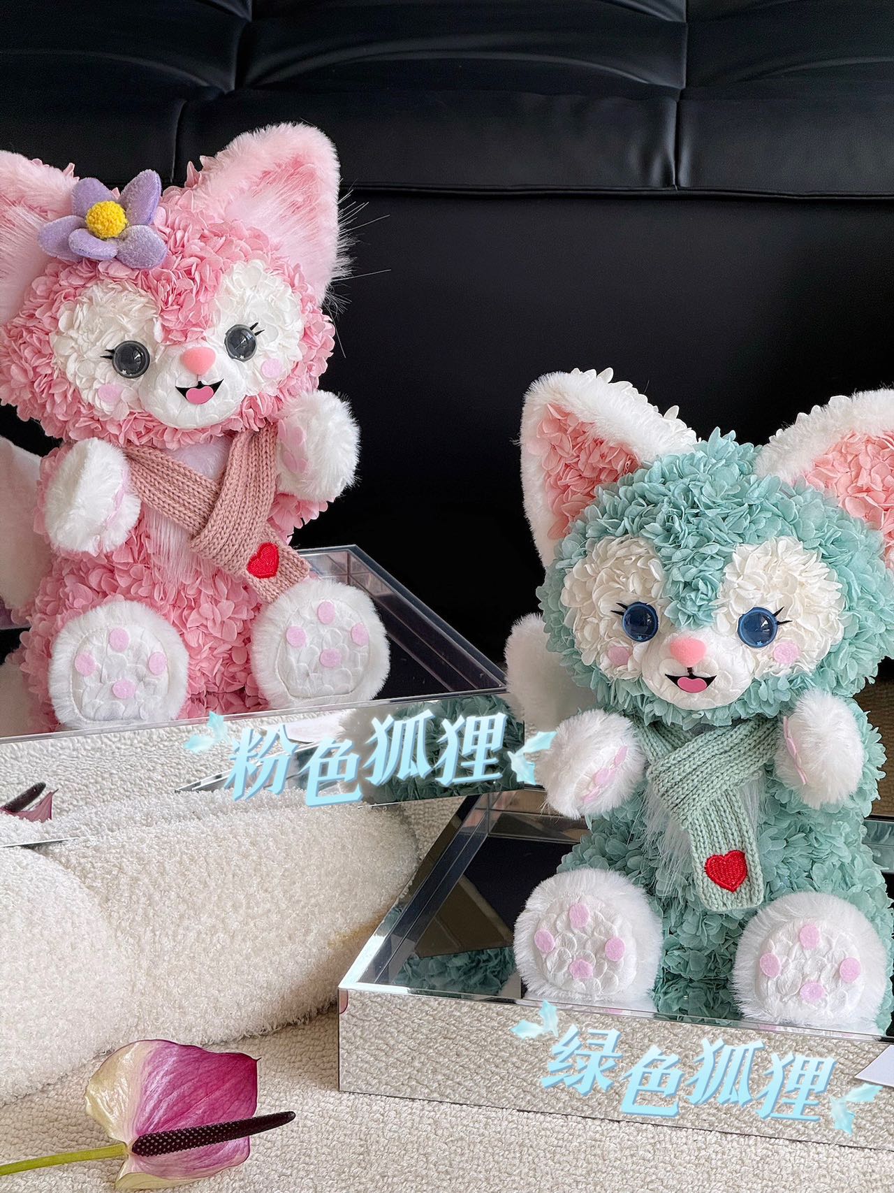 Linabell Doll Crafted with Premium Preserved Flowers, Soft Stuffed Floral Toy, Fade-Resistant Decoration, Perfect Present for Holiday & Daily Gifting