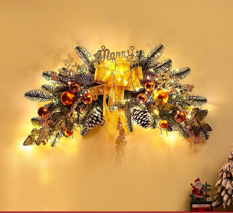 Holiday gifts, Christmas decorations, wreaths, rattan door ornaments, scene decorations, Christmas tree ornaments, hanging ornaments