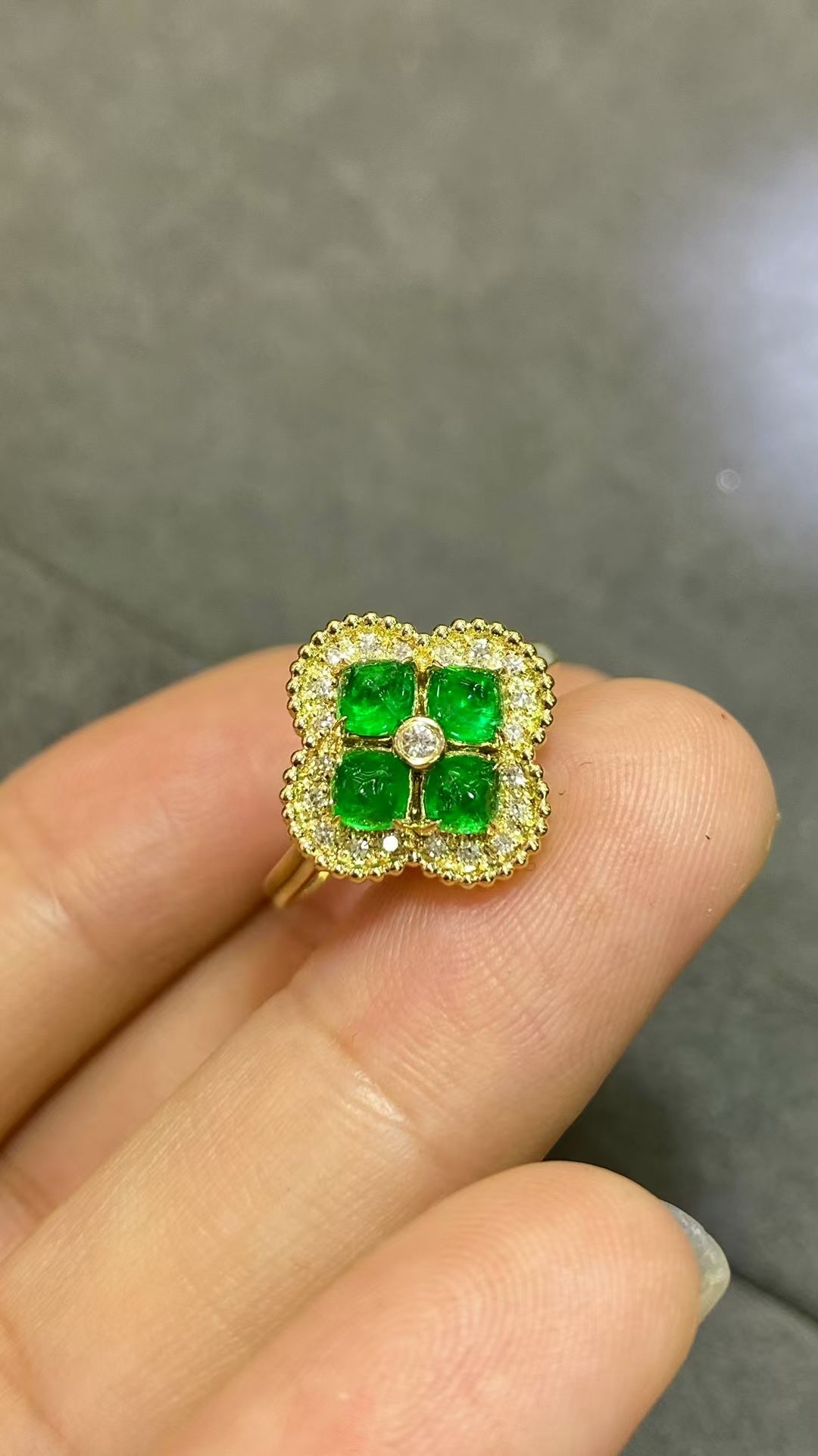 Panjshir Emerald 18K Gold Ring!