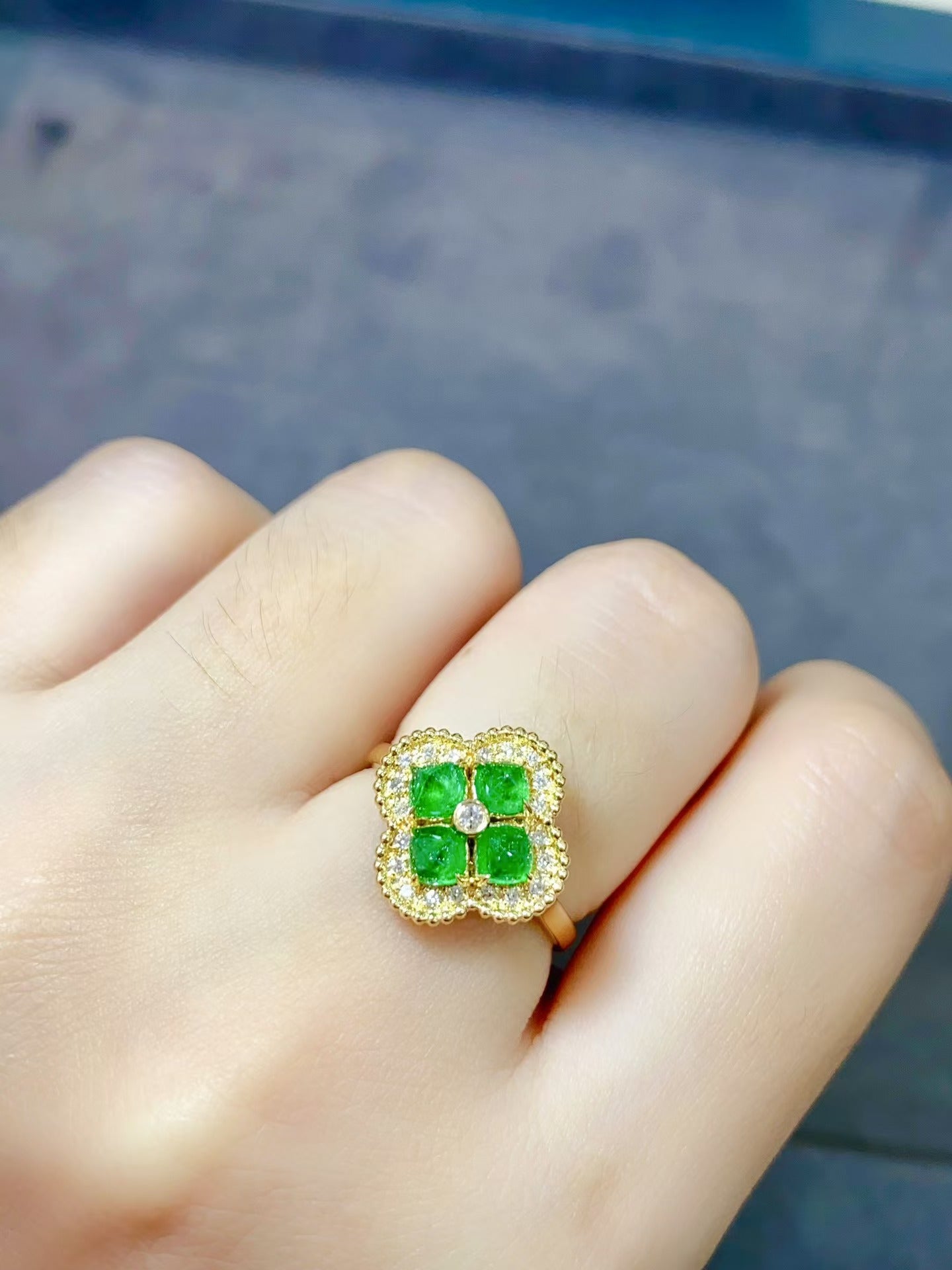 Panjshir Emerald 18K Gold Ring!