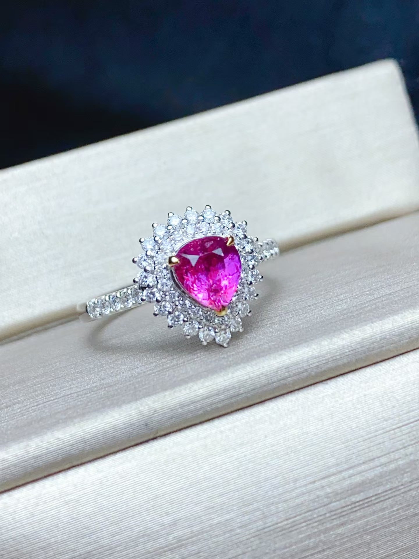 High-quality unheated ruby ring💍