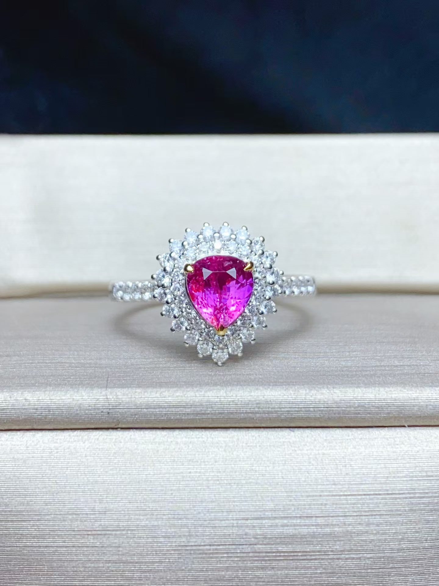 High-quality unheated ruby ring💍