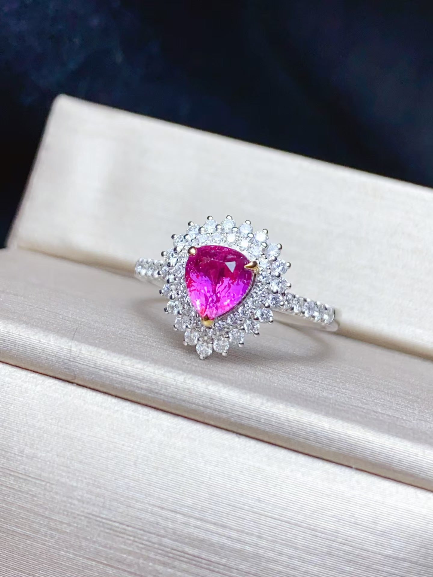 High-quality unheated ruby ring💍