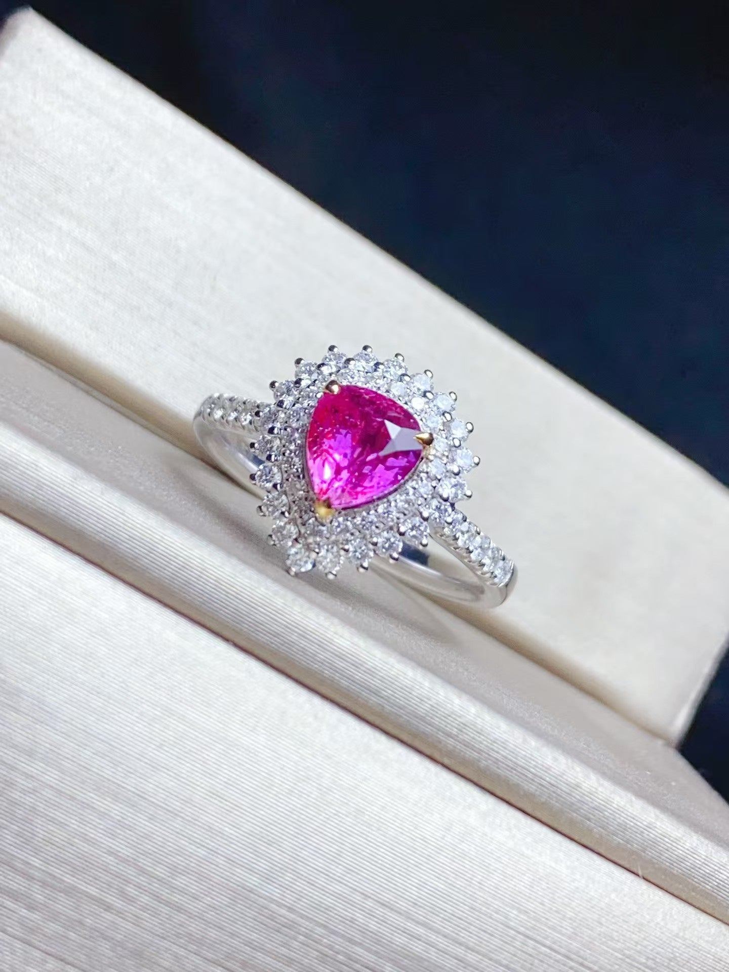 High-quality unheated ruby ring💍