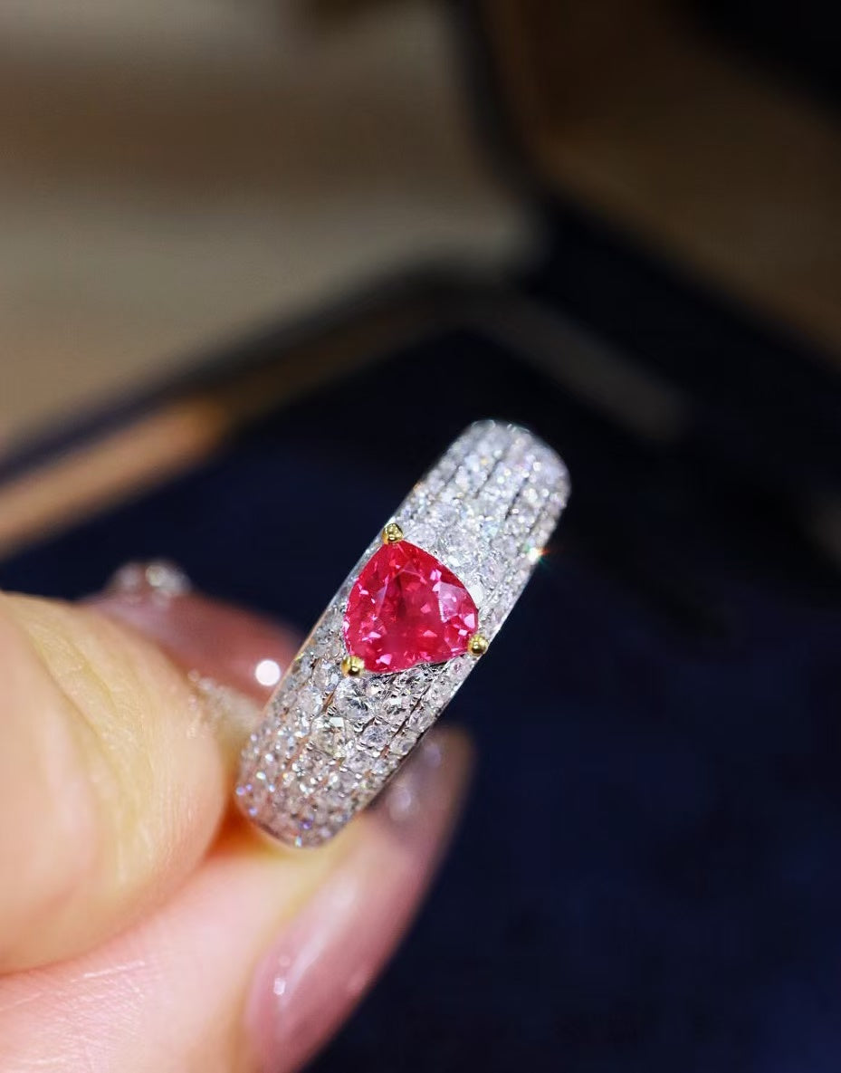 18K Burmese ruby ring💍