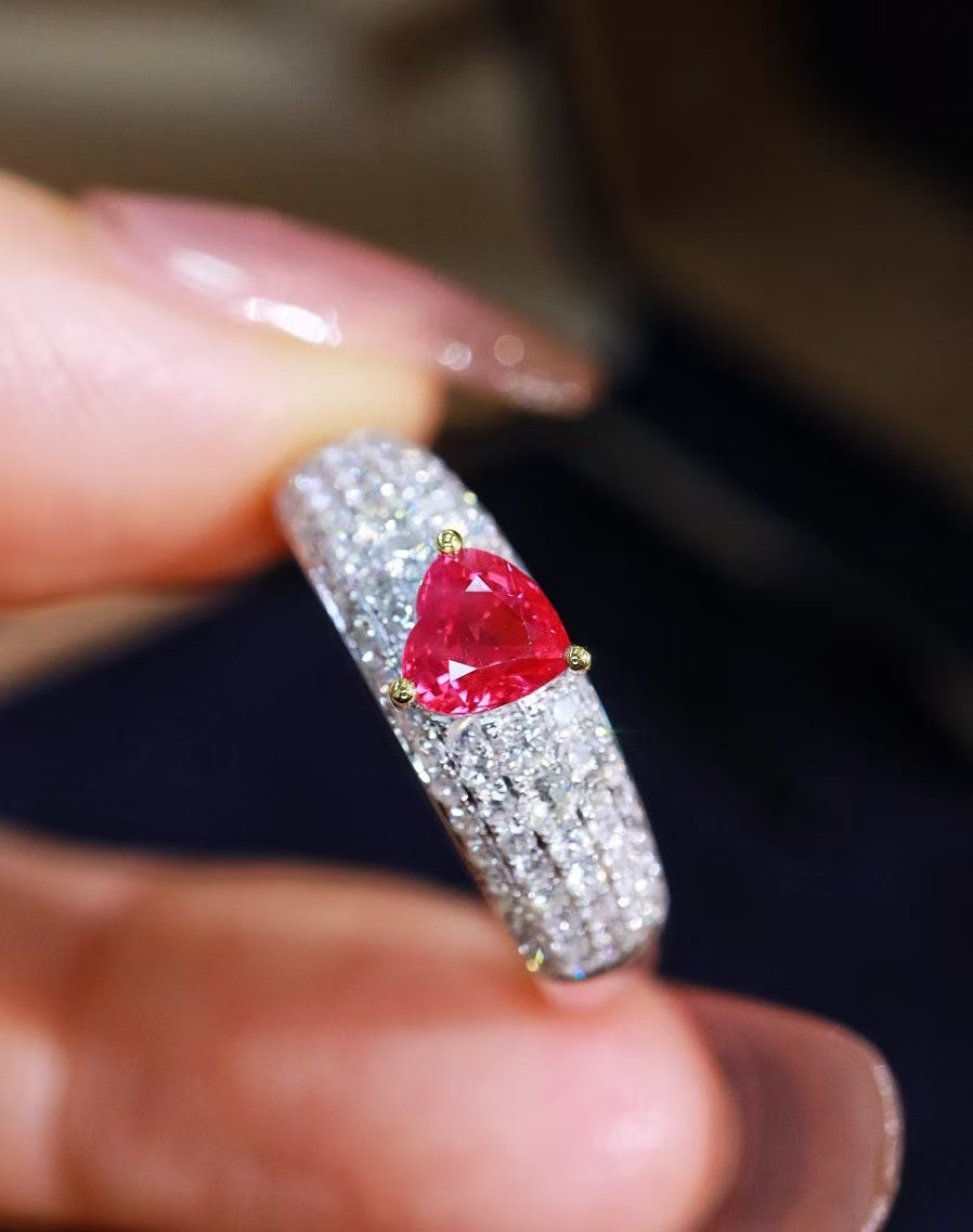 18K Burmese ruby ring💍