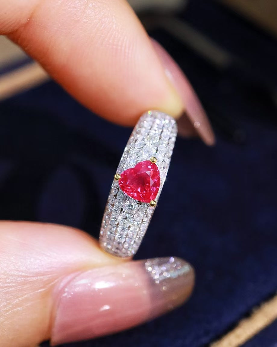 18K Burmese ruby ring💍