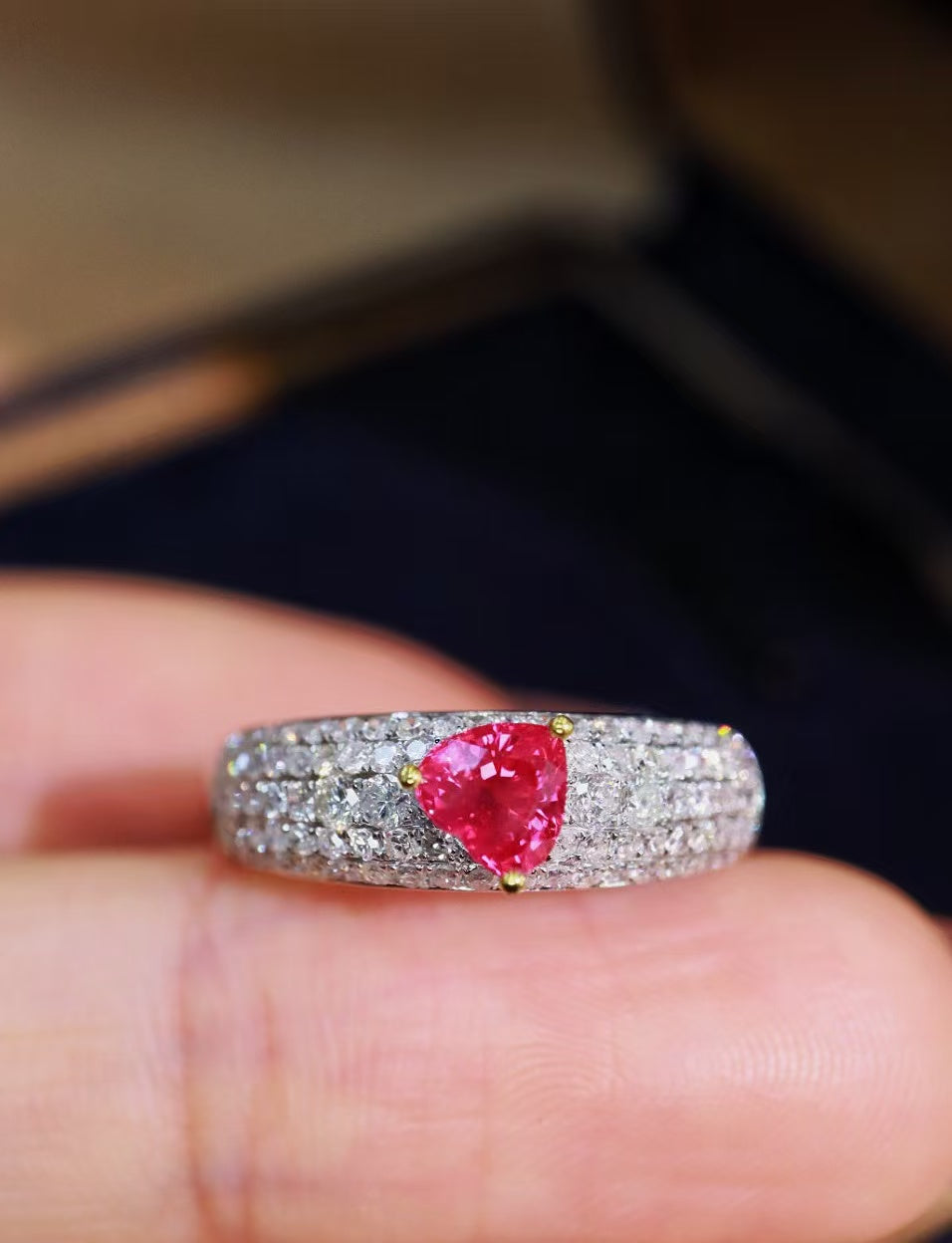 18K Burmese ruby ring💍