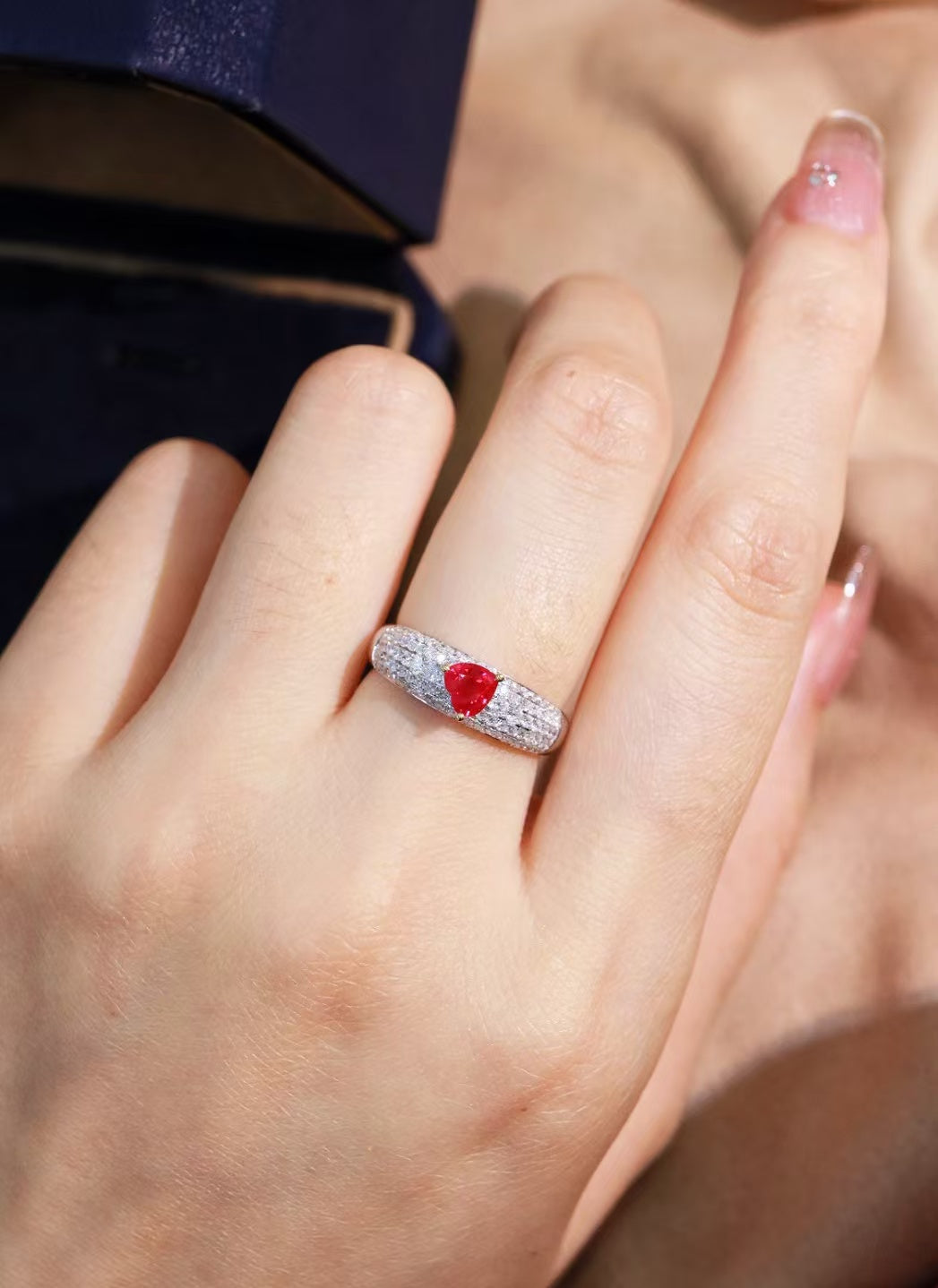 18K Burmese ruby ring💍