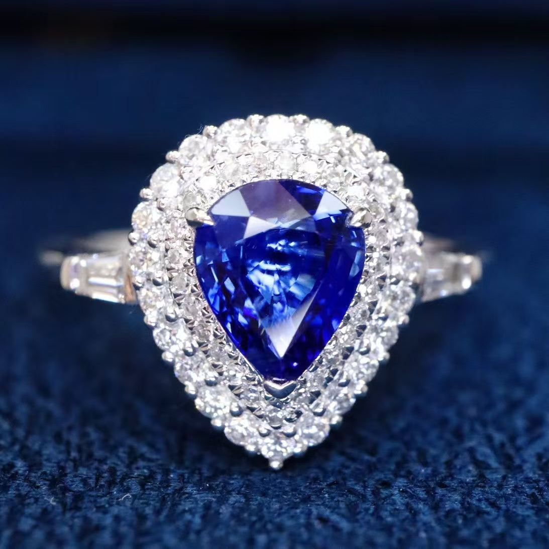 #Natural Royal Blue Sapphire Ring