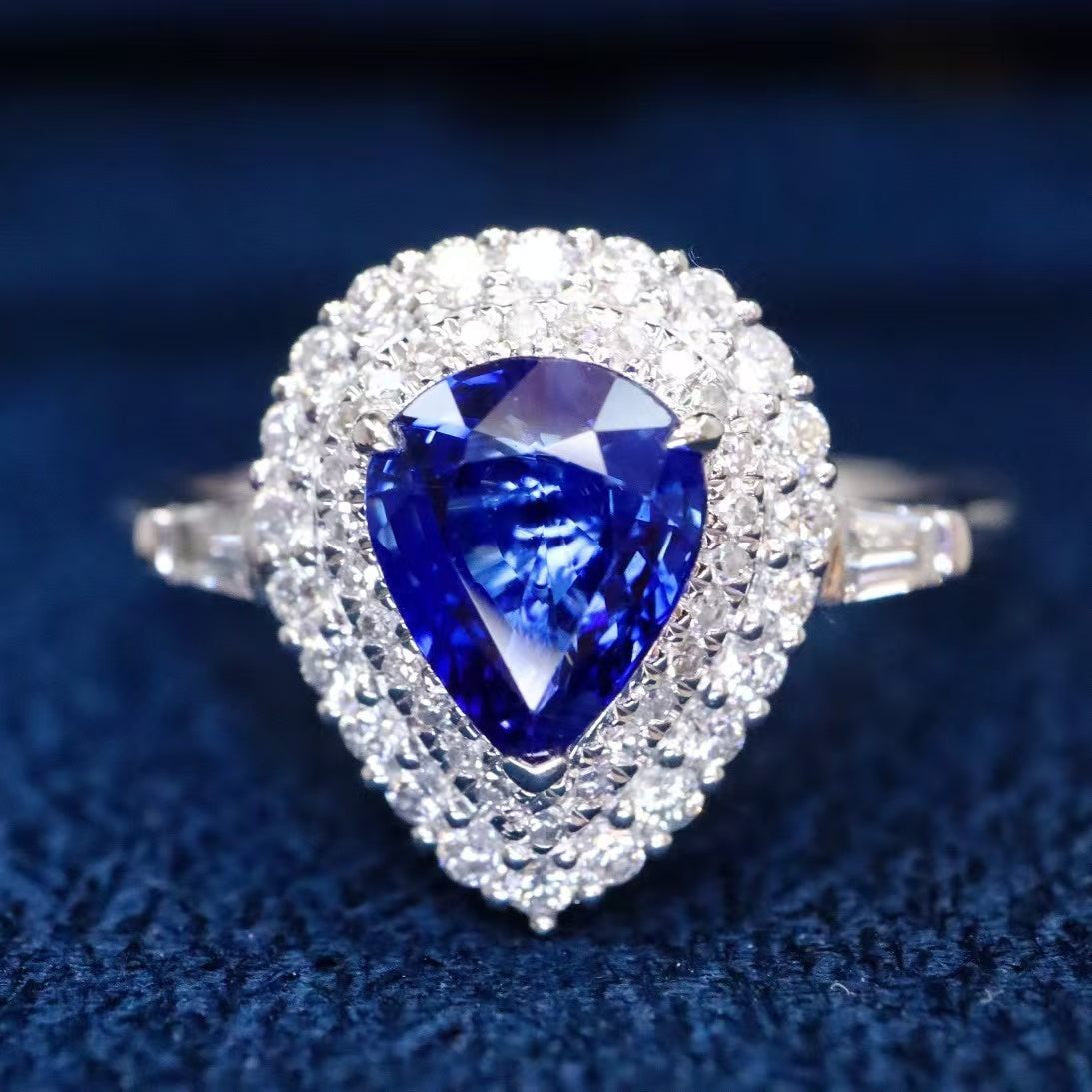 #Natural Royal Blue Sapphire Ring