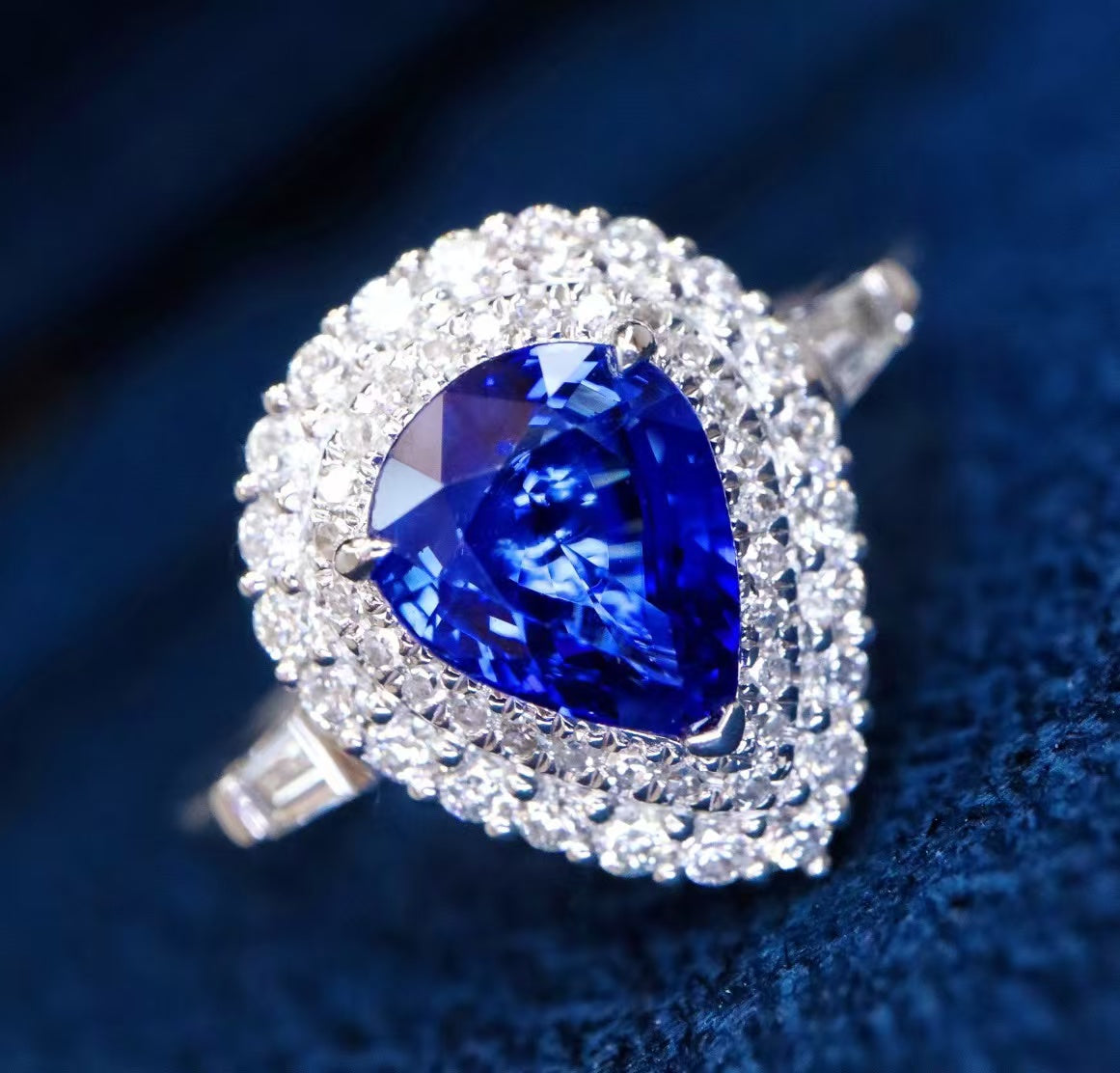 #Natural Royal Blue Sapphire Ring