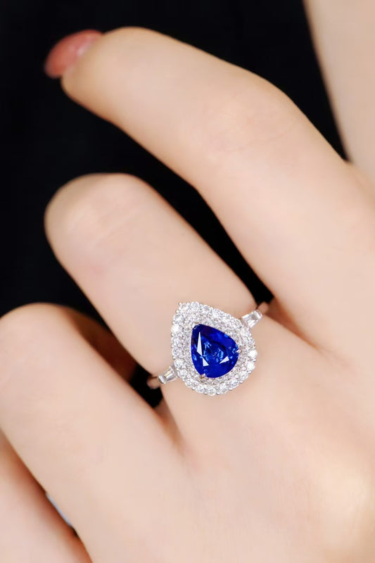 #Natural Royal Blue Sapphire Ring