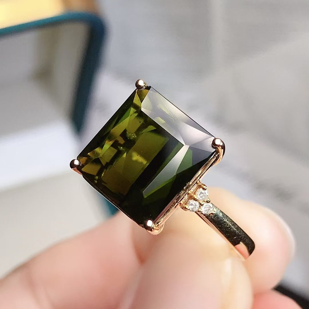 Today's sharing | 18k gold tourmaline ring💍