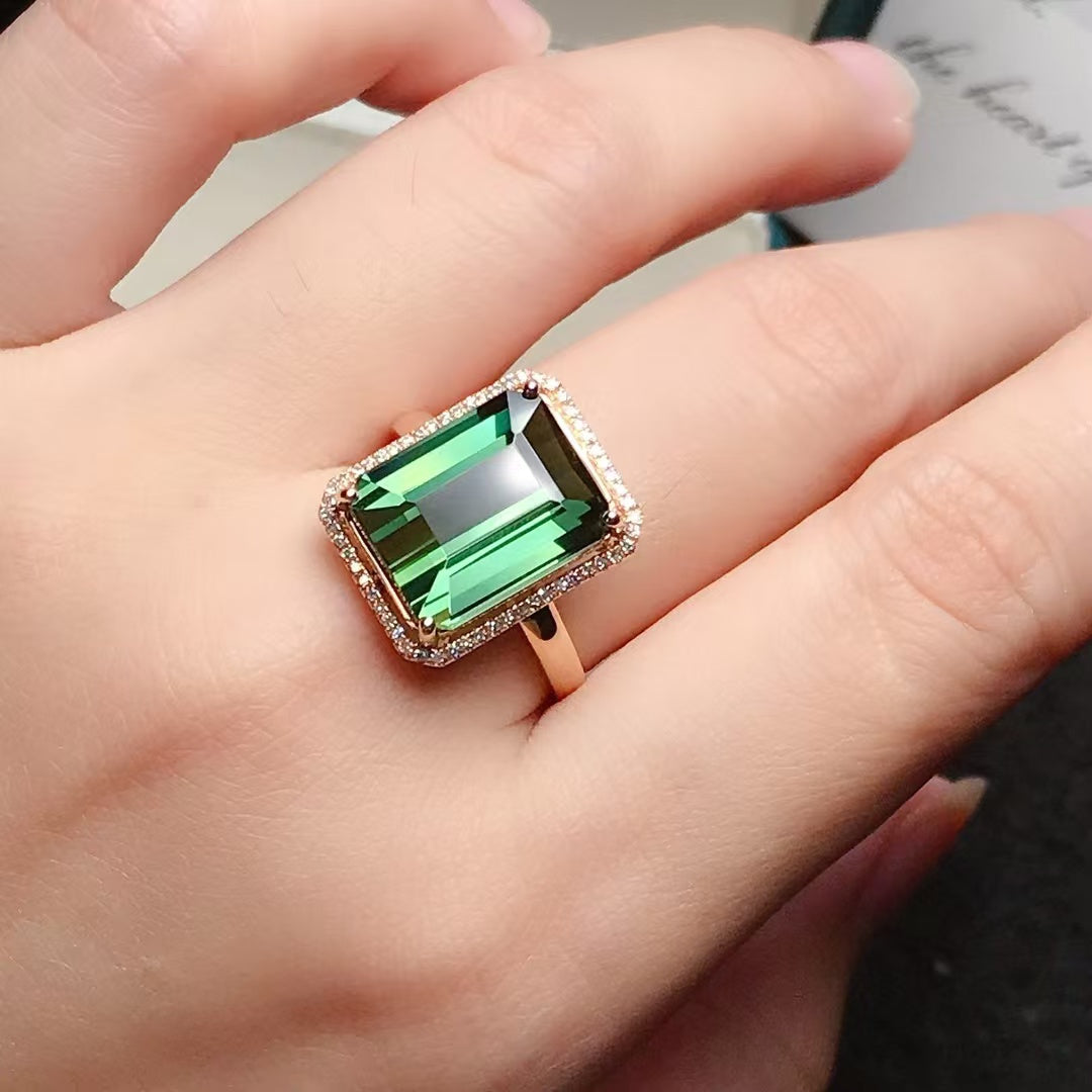 Today's sharing | 18k gold tourmaline ring💍