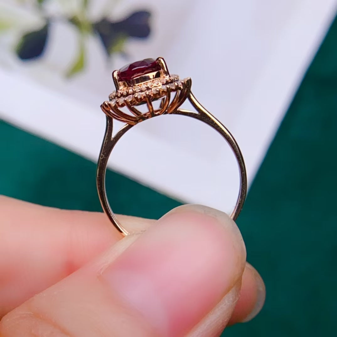 Today's sharing | 18k gold rupee tourmaline ring💍