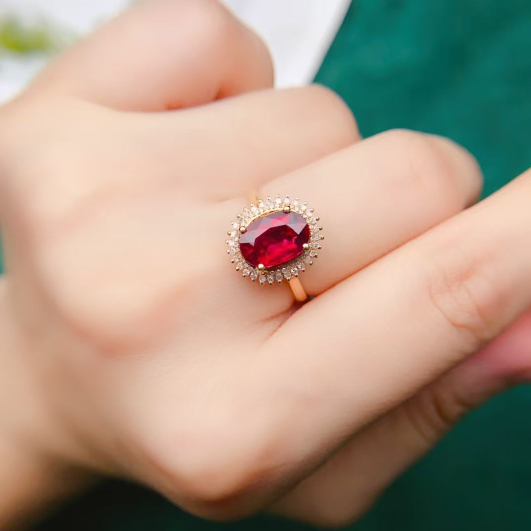 Today's sharing | 18k gold rupee tourmaline ring💍