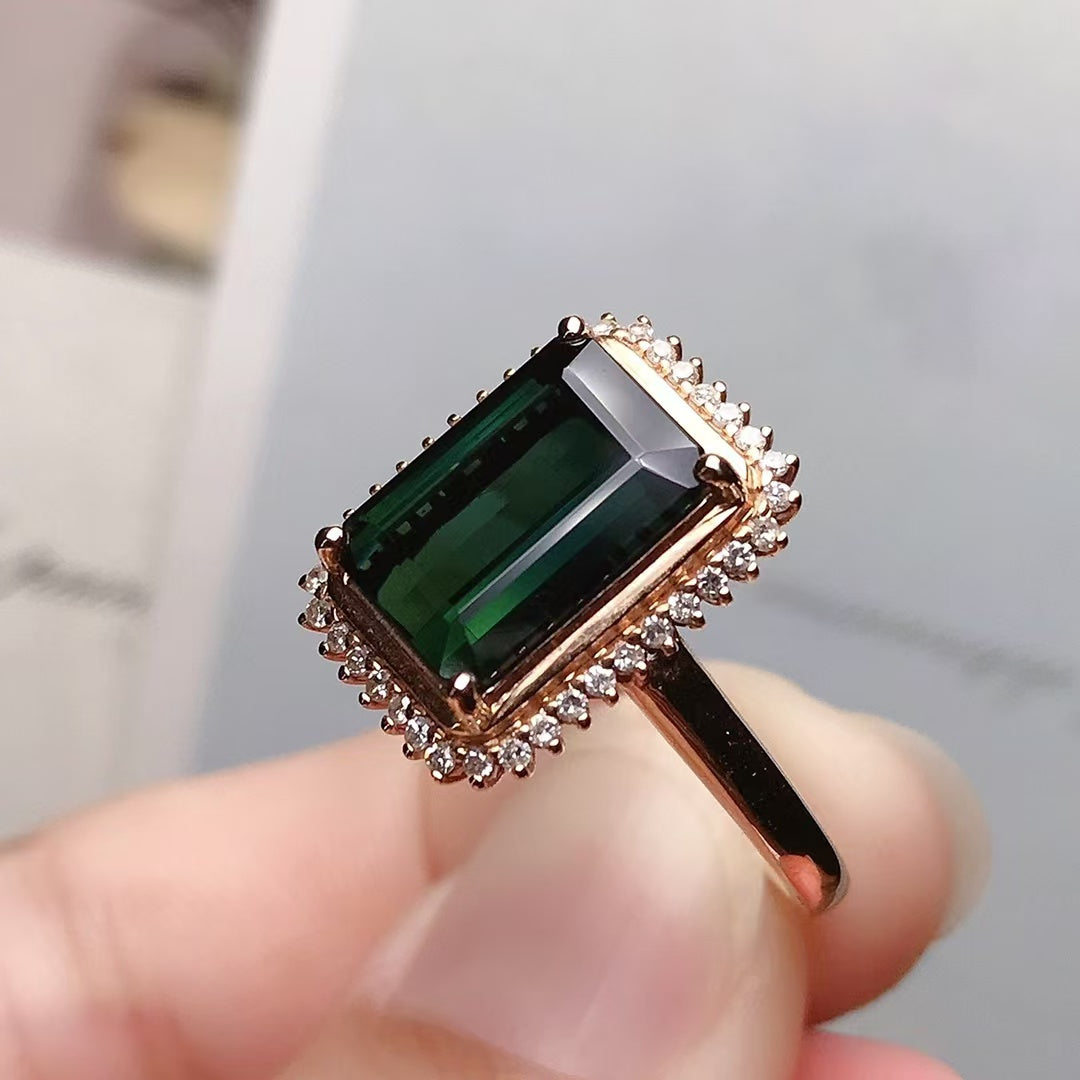 Today's sharing | 18k gold tourmaline ring💍