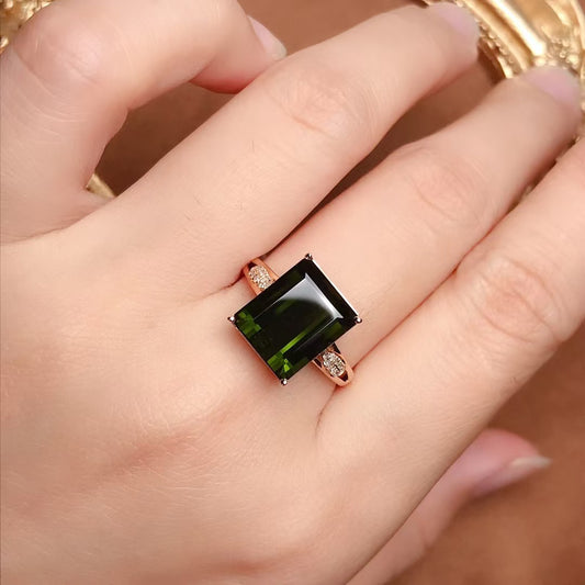 Today's sharing | 18k gold tourmaline ring💍