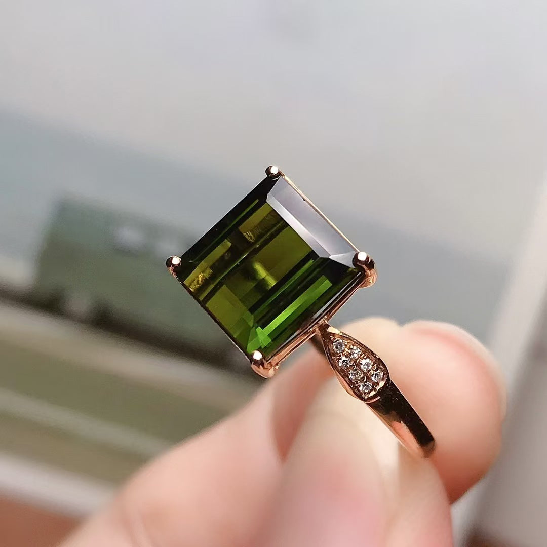 Today's sharing | 18k gold tourmaline ring💍