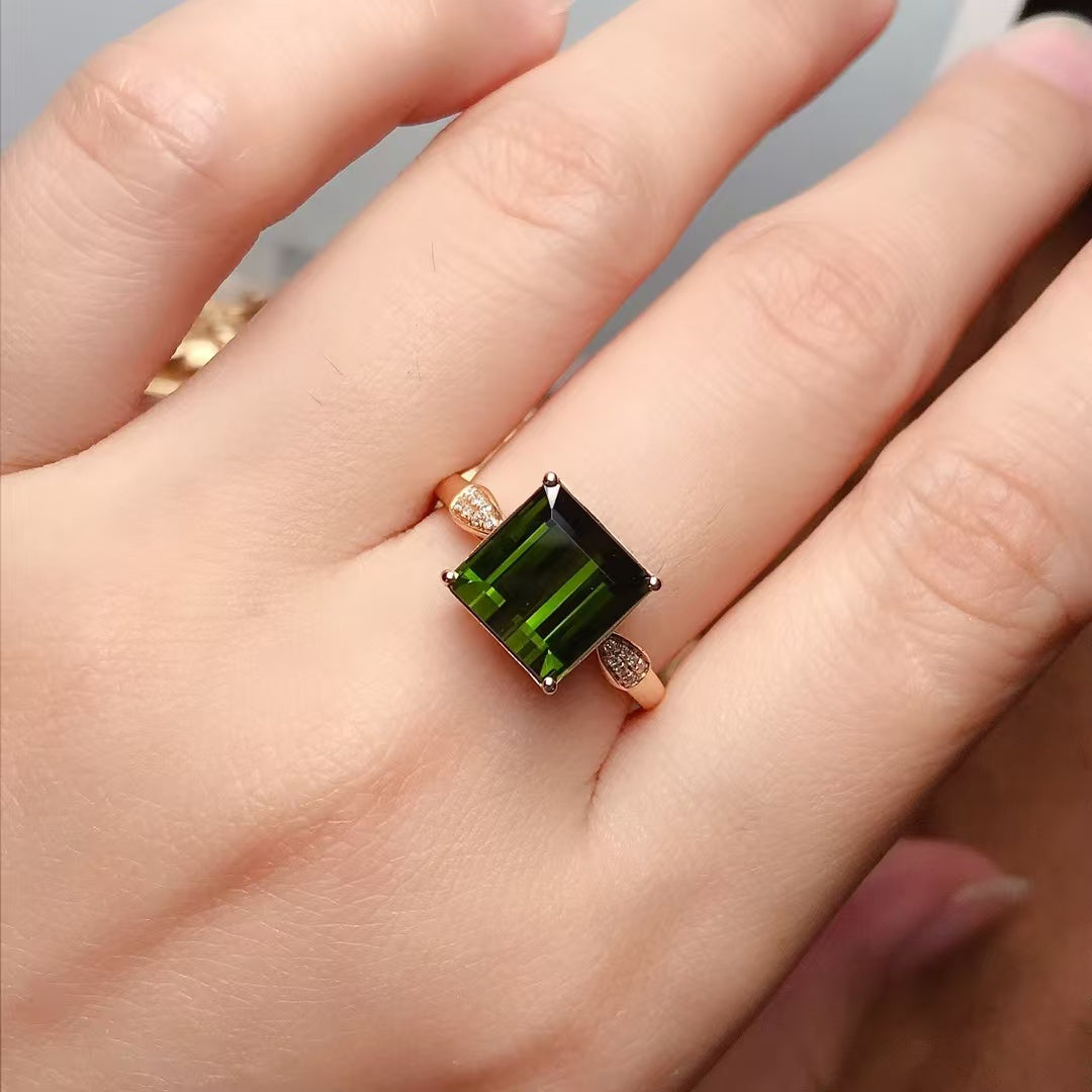 Today's sharing | 18k gold tourmaline ring💍