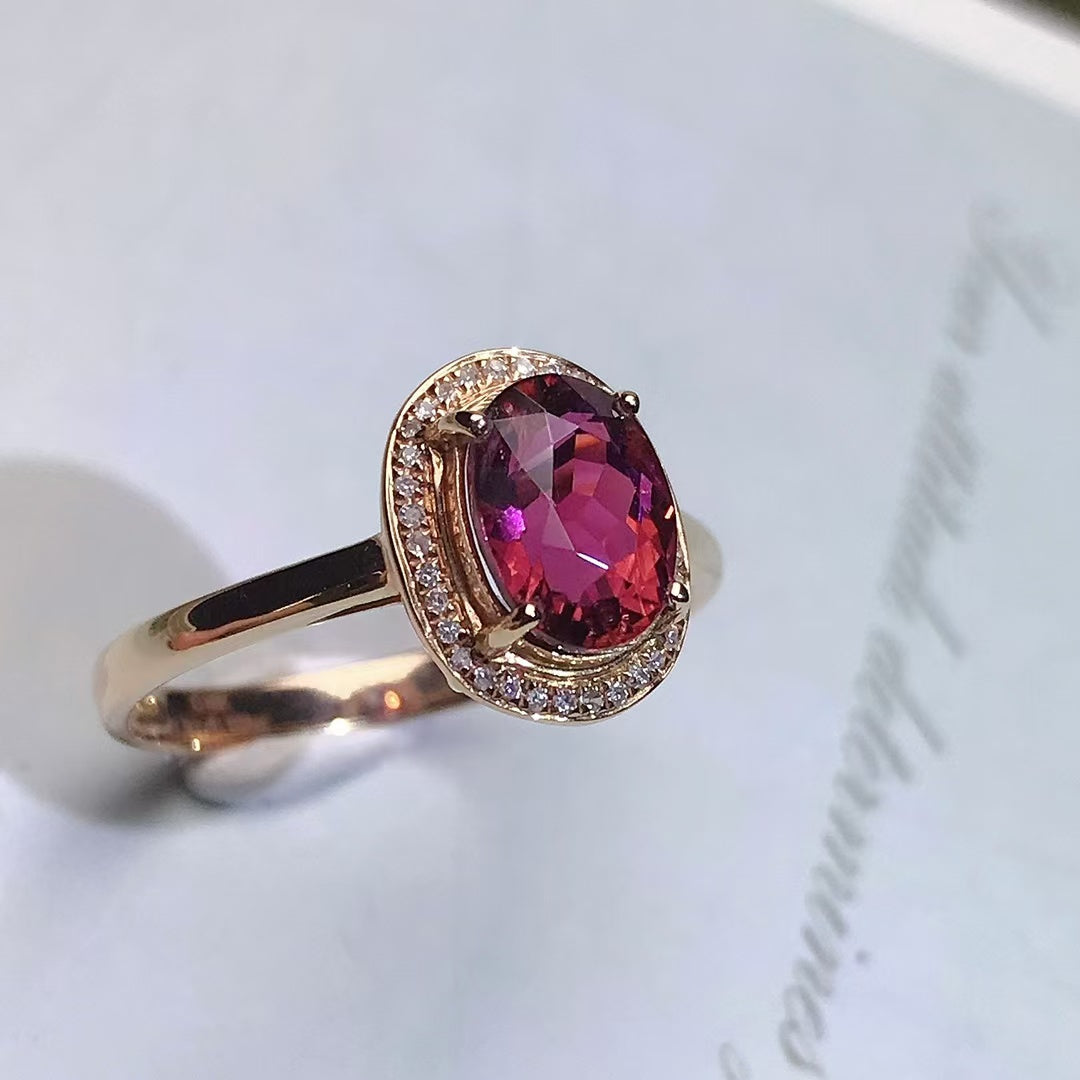 Today's sharing | 18k gold tourmaline ring💍