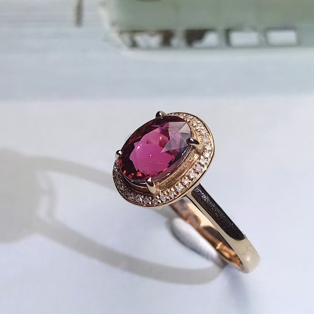 Today's sharing | 18k gold tourmaline ring💍