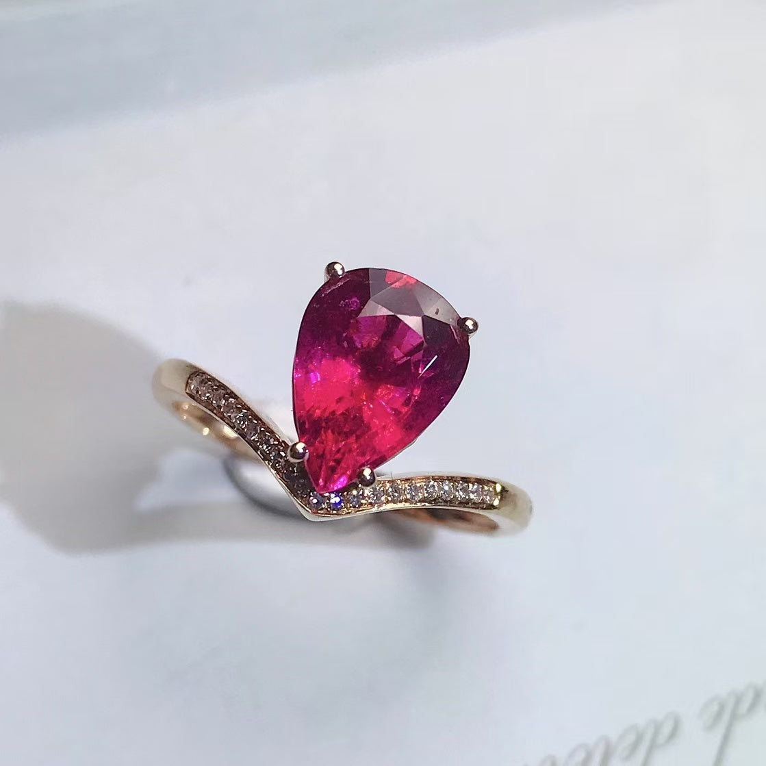 Today's sharing | 18k gold tourmaline ring💍