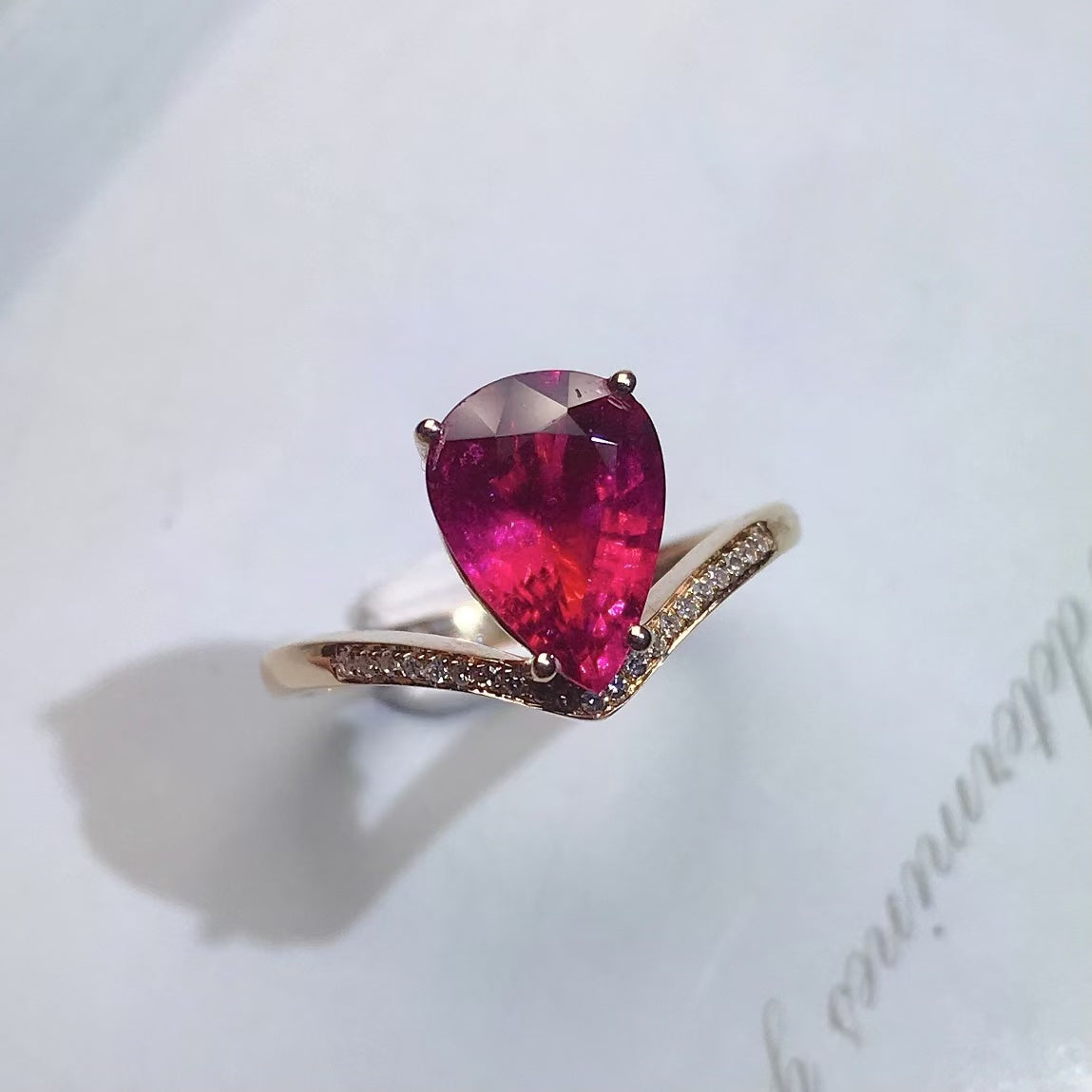 Today's sharing | 18k gold tourmaline ring💍