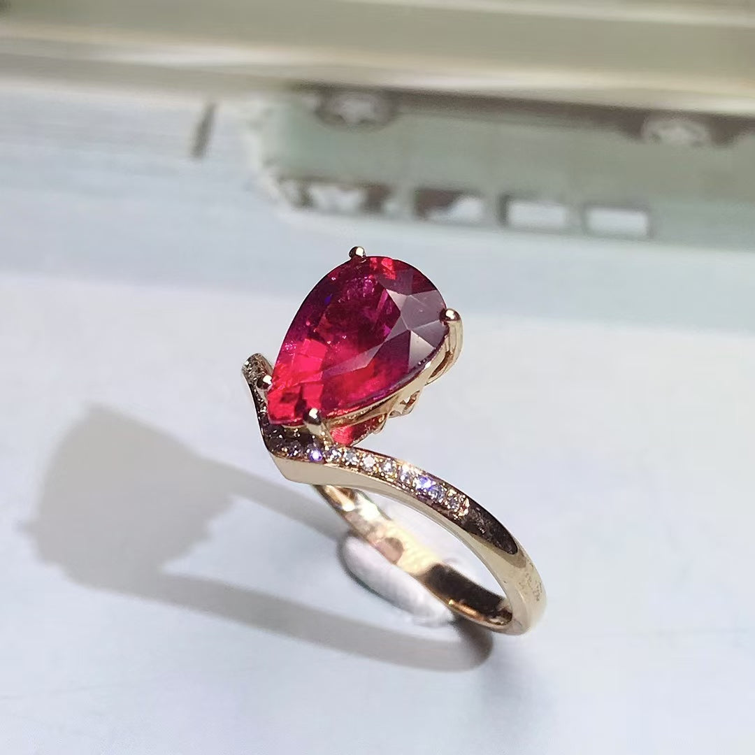 Today's sharing | 18k gold tourmaline ring💍