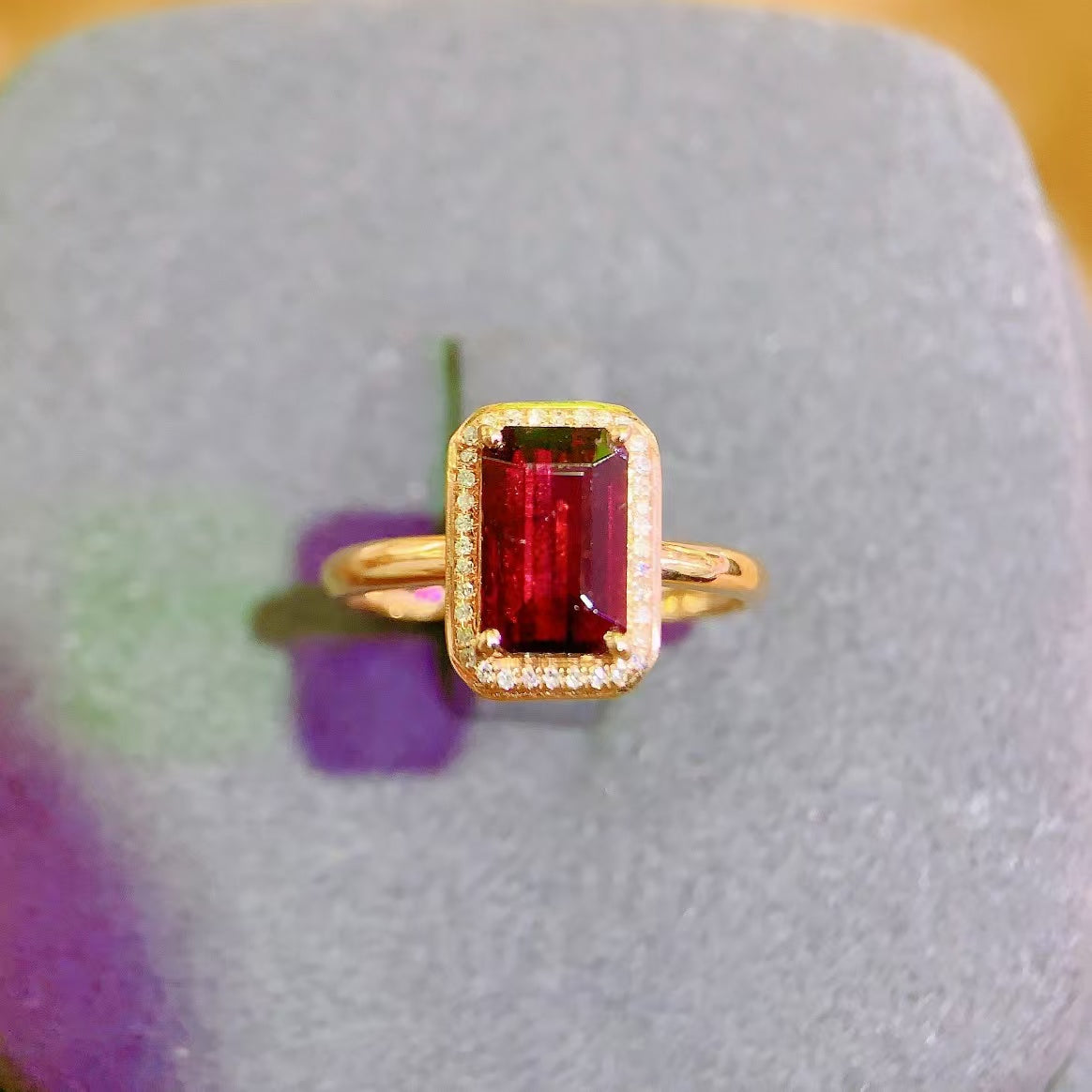 Today's sharing | 18k gold tourmaline ring💍