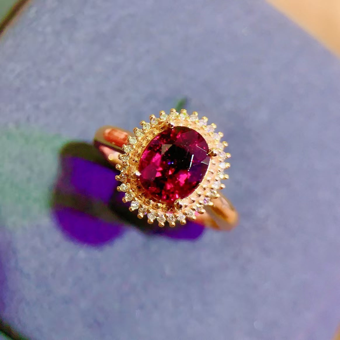 Today's sharing | 18k gold tourmaline ring💍