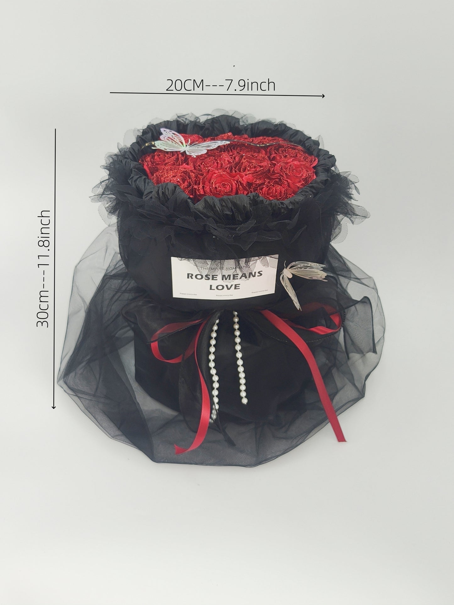 Handmade simulated flower bouquet gift eternal flower with gift box bag Mother's Day gift rose birthday gift graduation season gift