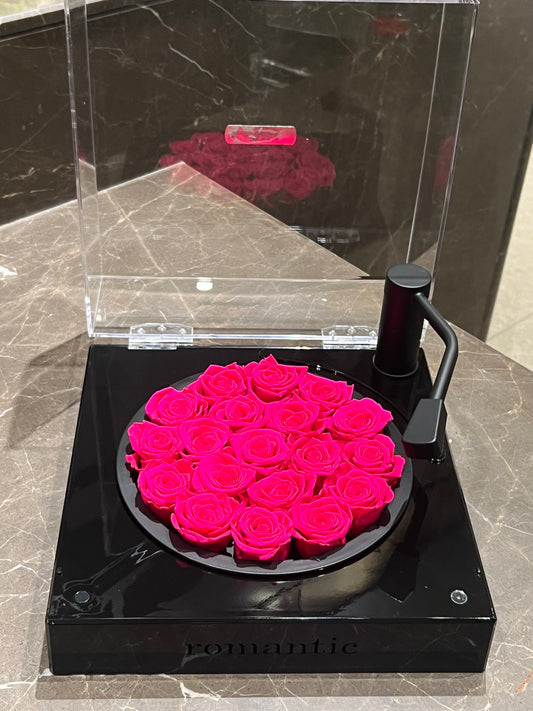 Bluetooth Speaker and Preserved Rose Heart - Unique Valentine's Day Gift for Her, Wedding Anniversary Gift for Lover or Girlfriend