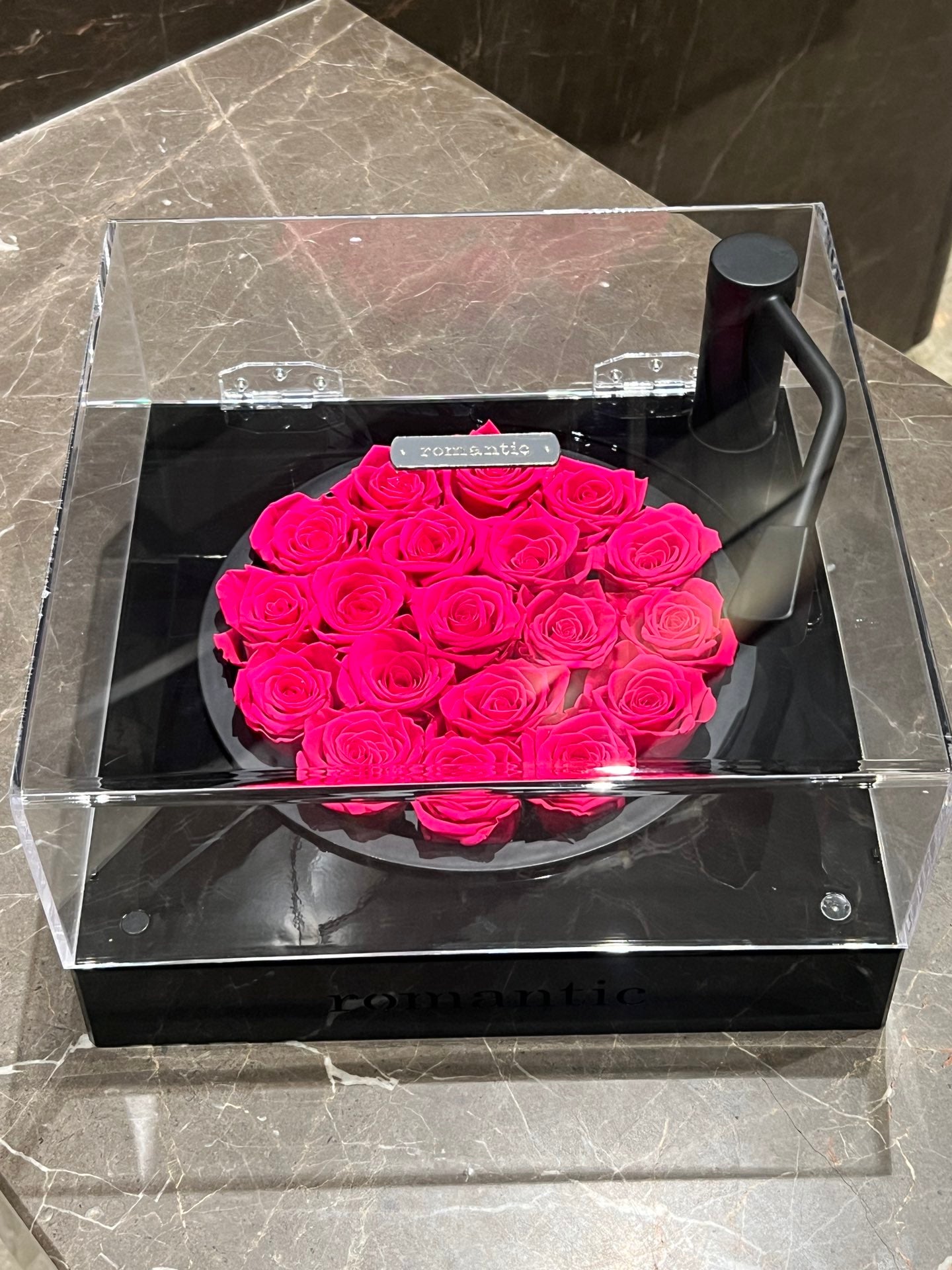 Bluetooth Speaker and Preserved Rose Heart - Unique Valentine's Day Gift for Her, Wedding Anniversary Gift for Lover or Girlfriend