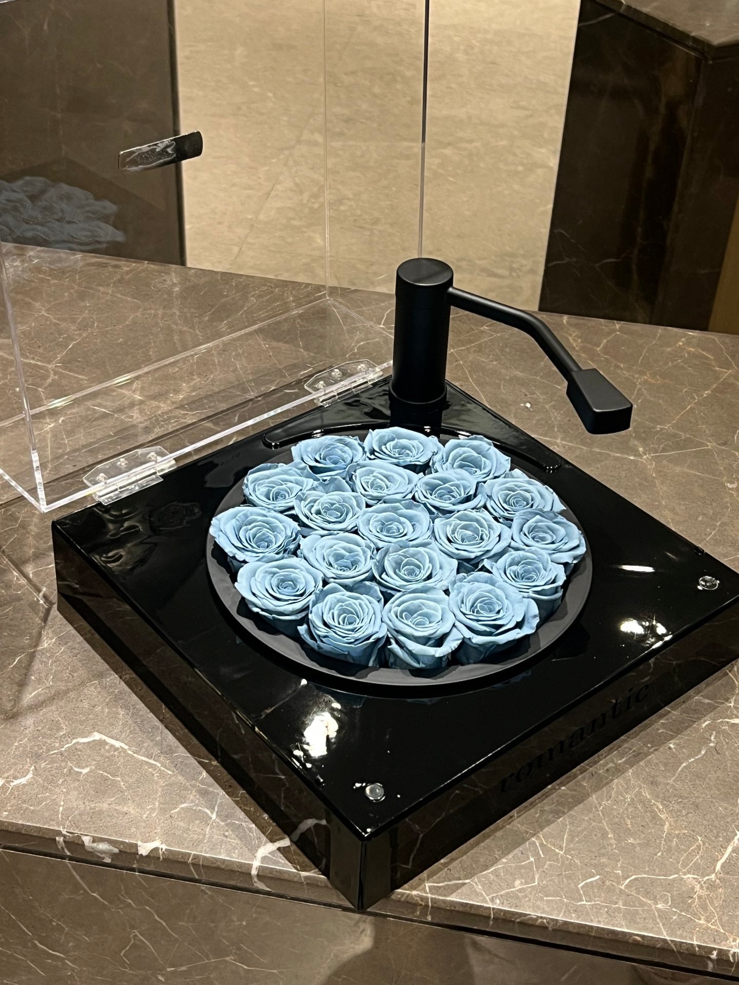 Wireless Bluetooth Speaker with Beautiful Preserved Rose - Best Gift for Music Lovers