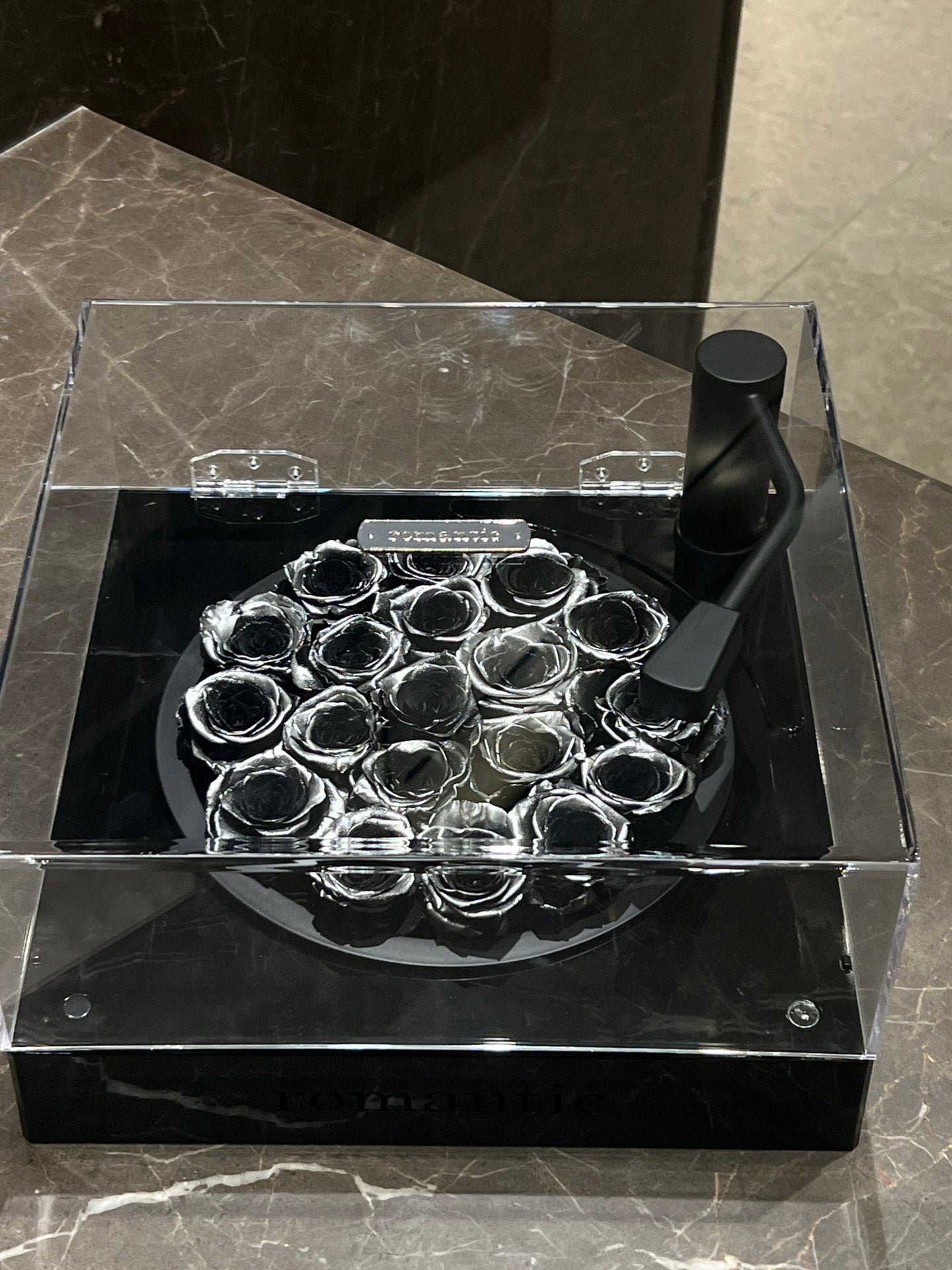 Eternal Love Rose Bluetooth Speaker Box - Never Wither Gift for Wedding Anniversary