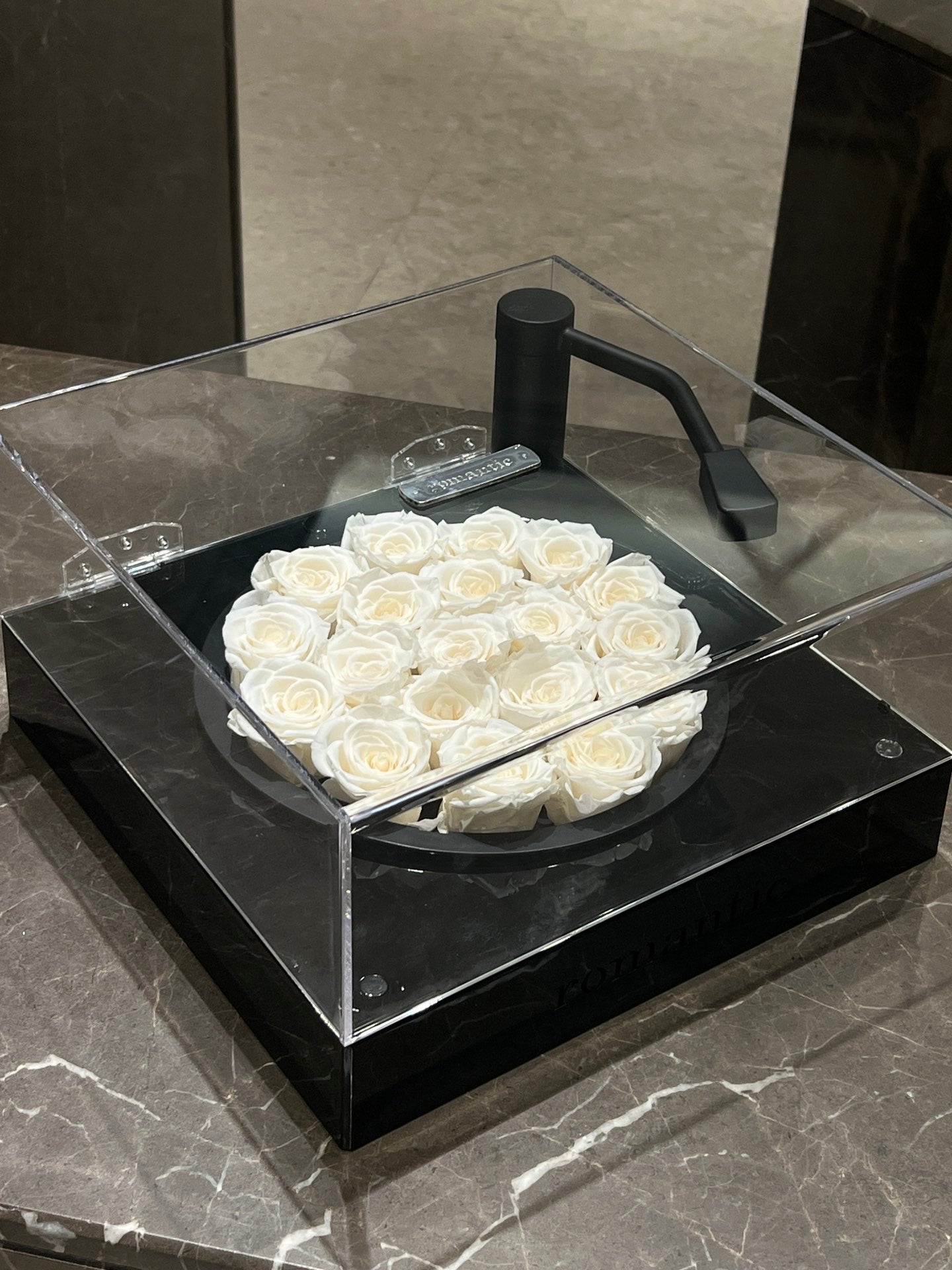 Musical Eternal Rose - Heart Shaped Bluetooth Speaker Gift Set for Wedding & Anniversary