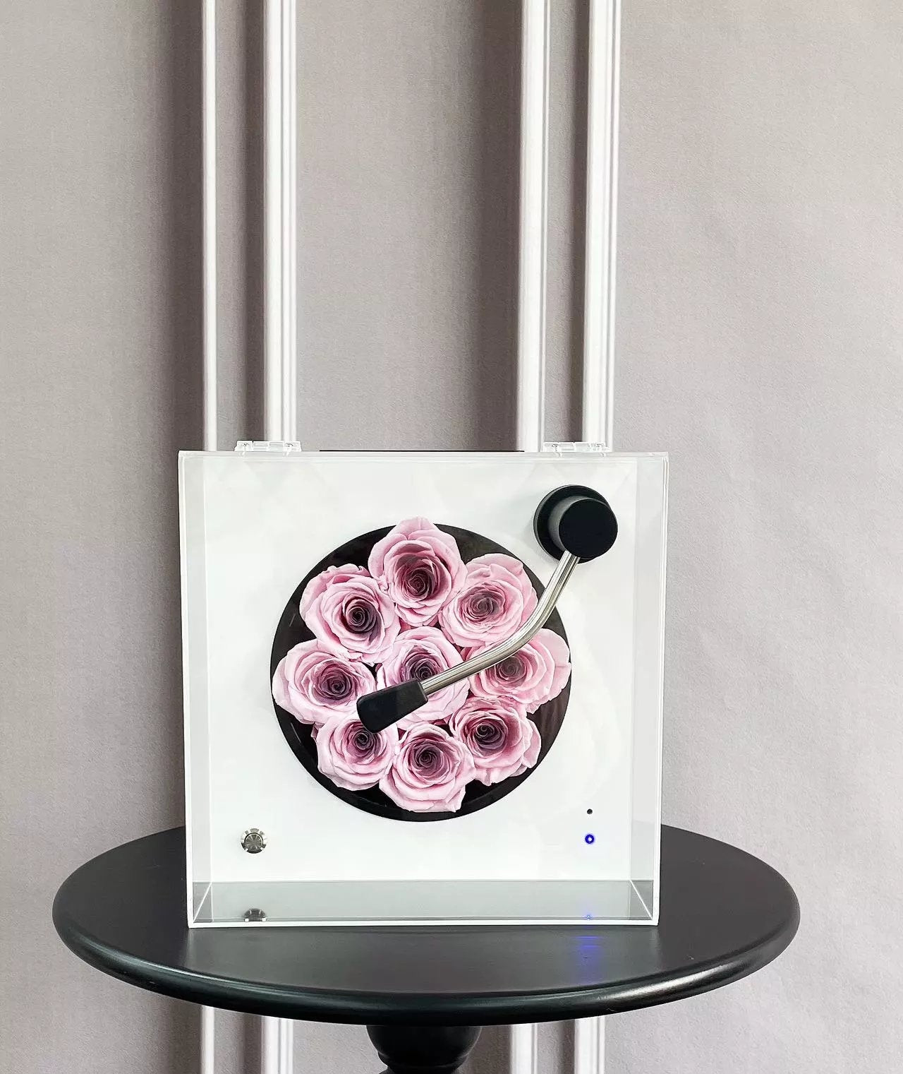 Preserved Rose and Bluetooth Speaker - Wedding Anniversary Gift for Her, Permanent Birthday Gift for Loved Ones