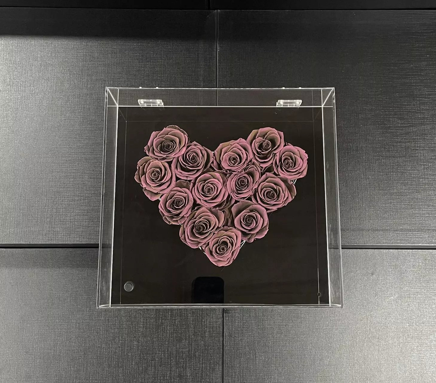 Romantic Gift for Women: Preserved Rose and Bluetooth Music Box with LED Lights