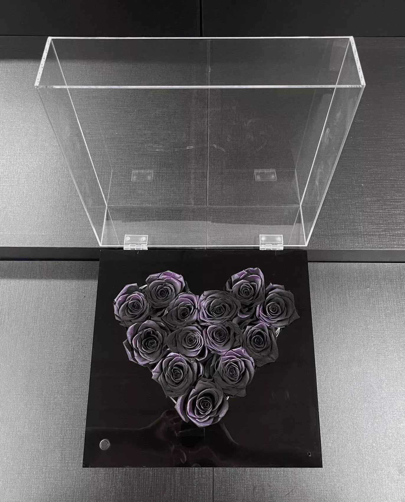 Romantic Gift for Women: Preserved Rose and Bluetooth Music Box with LED Lights