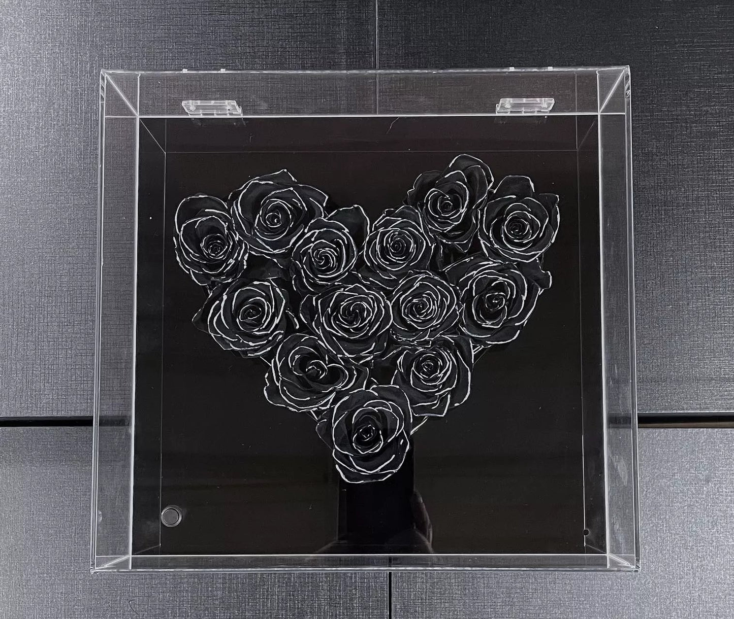 Romantic Gift for Women: Preserved Rose and Bluetooth Music Box with LED Lights