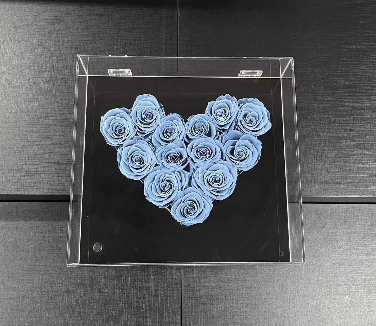 Romantic Gift for Women: Preserved Rose and Bluetooth Music Box with LED Lights