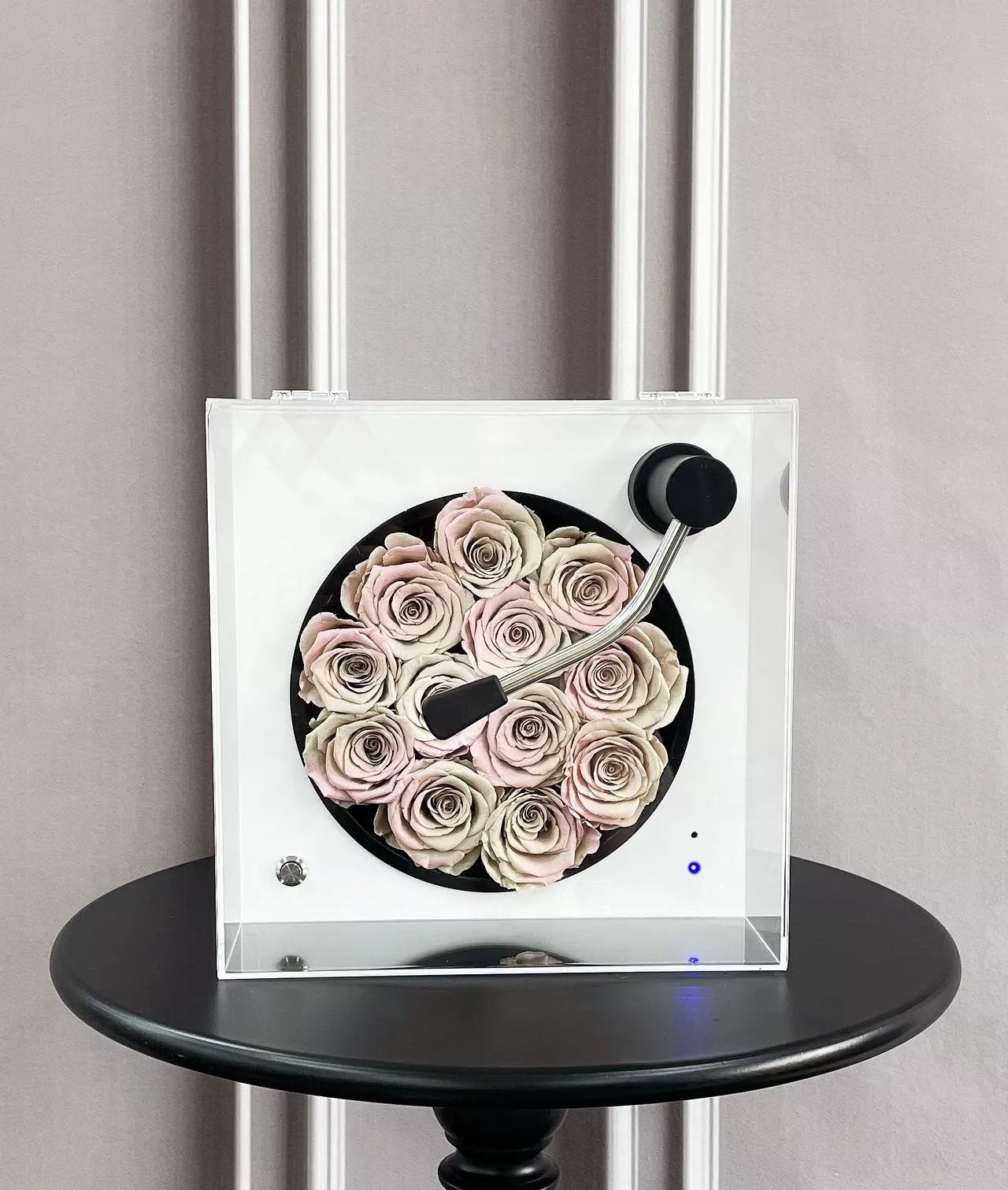 Bluetooth Speaker with Real Eternal Rose - 3 Years Warranty Luxury Romantic Gift Anniversary Gift, Luxury Gift.