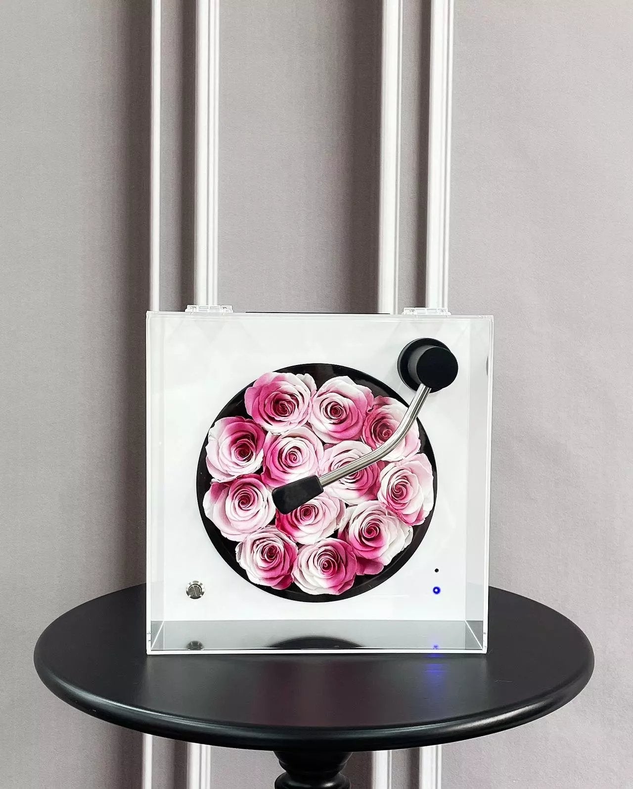 Bluetooth Speaker with Real Eternal Rose - 3 Years Warranty Luxury Romantic Gift Anniversary Gift, Luxury Gift.