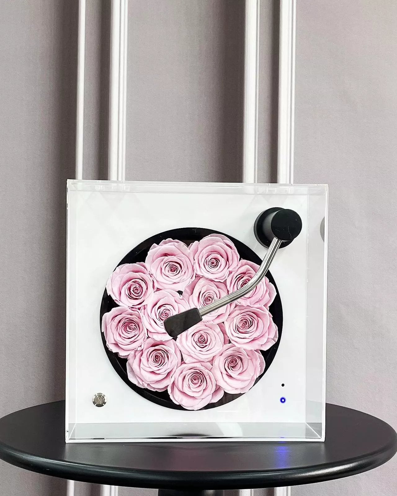 Bluetooth Speaker with Real Eternal Rose - 3 Years Warranty Luxury Romantic Gift Anniversary Gift, Luxury Gift.